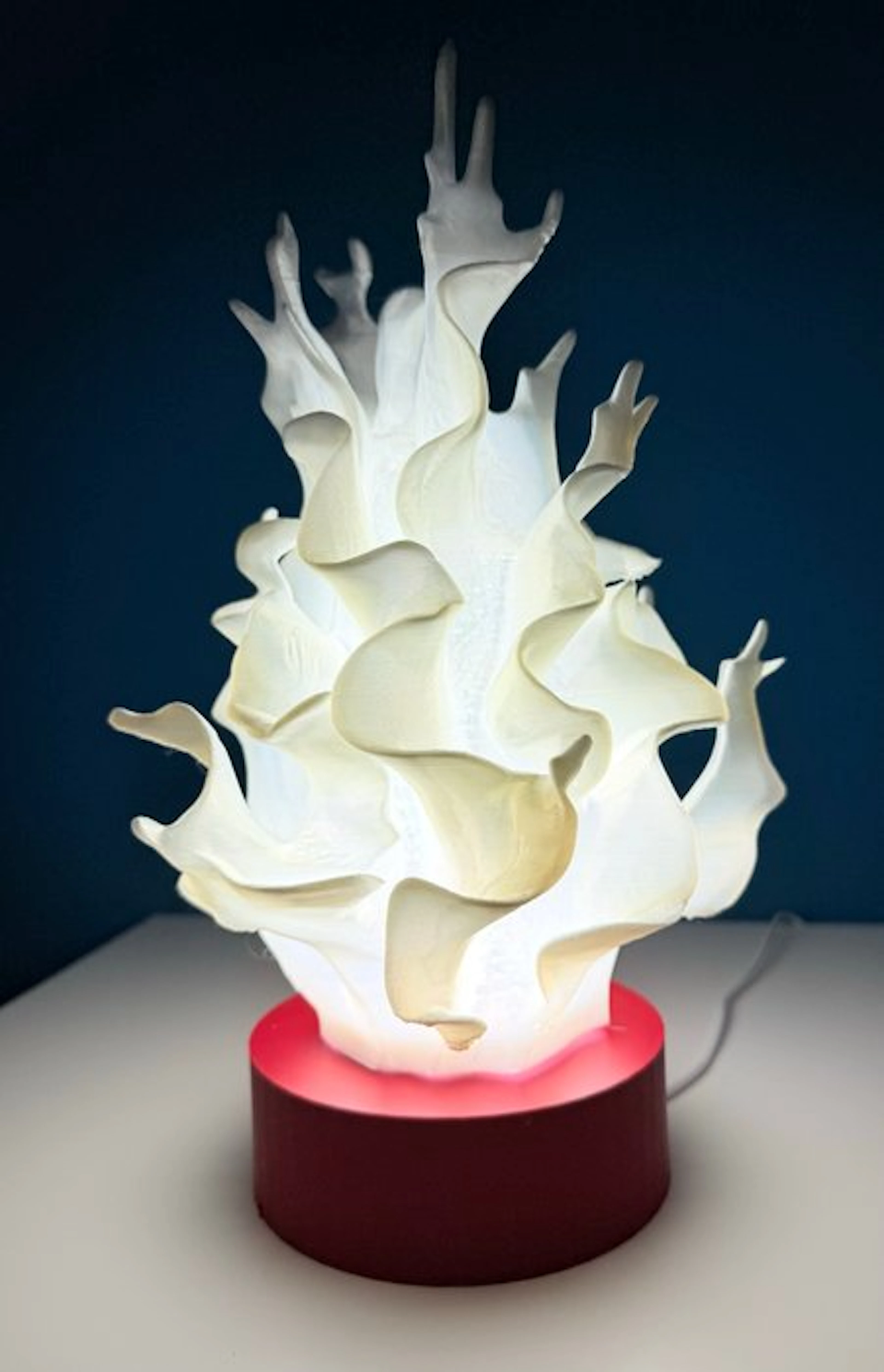 Table lamp - Plastic - Coral Flame