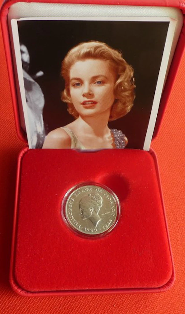 Monaco. 10 Francs 1982 Grace Kelly. Essai en argent (No reserve price)