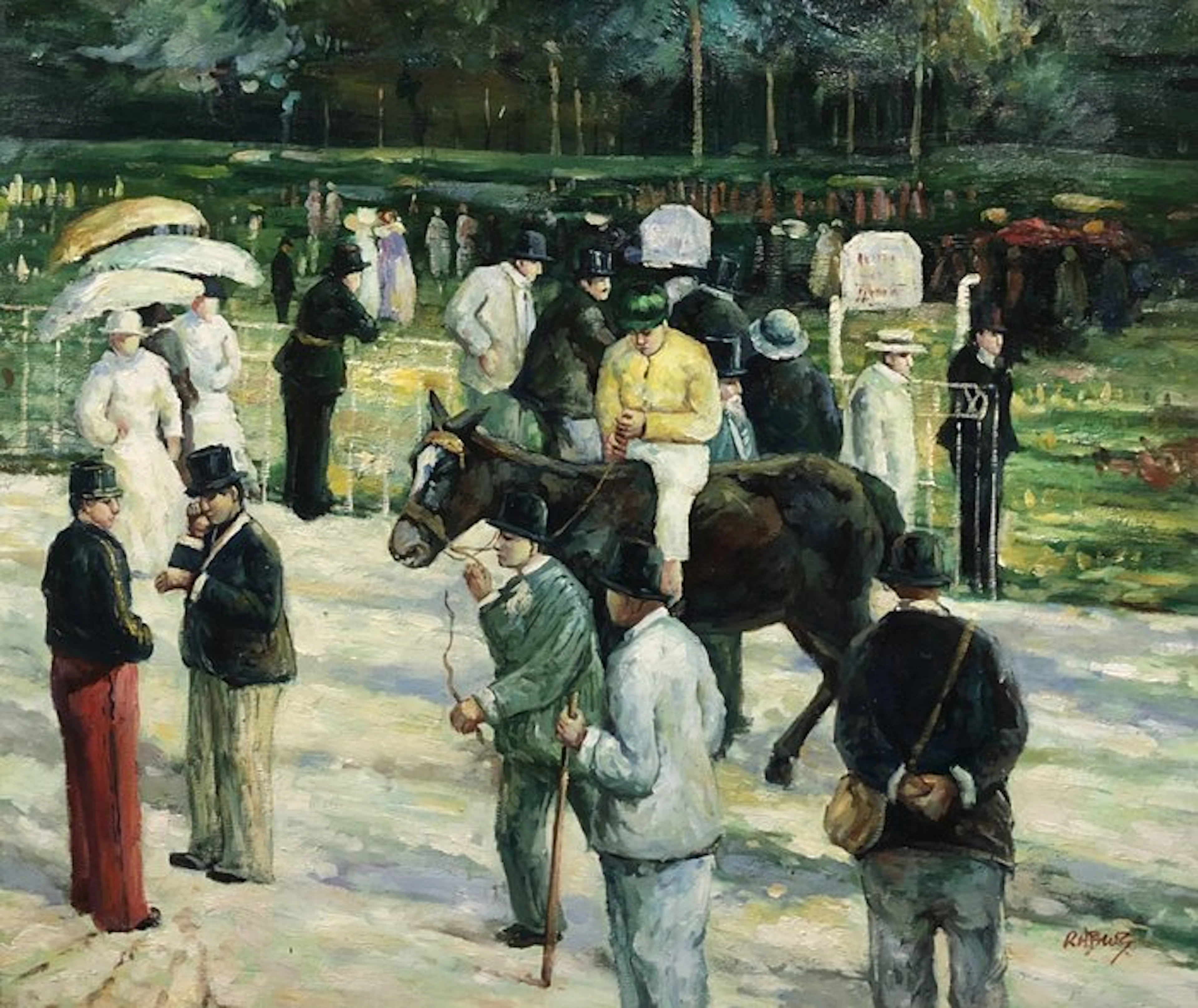 École Européene (XX) - Longchamp: Le Paddock