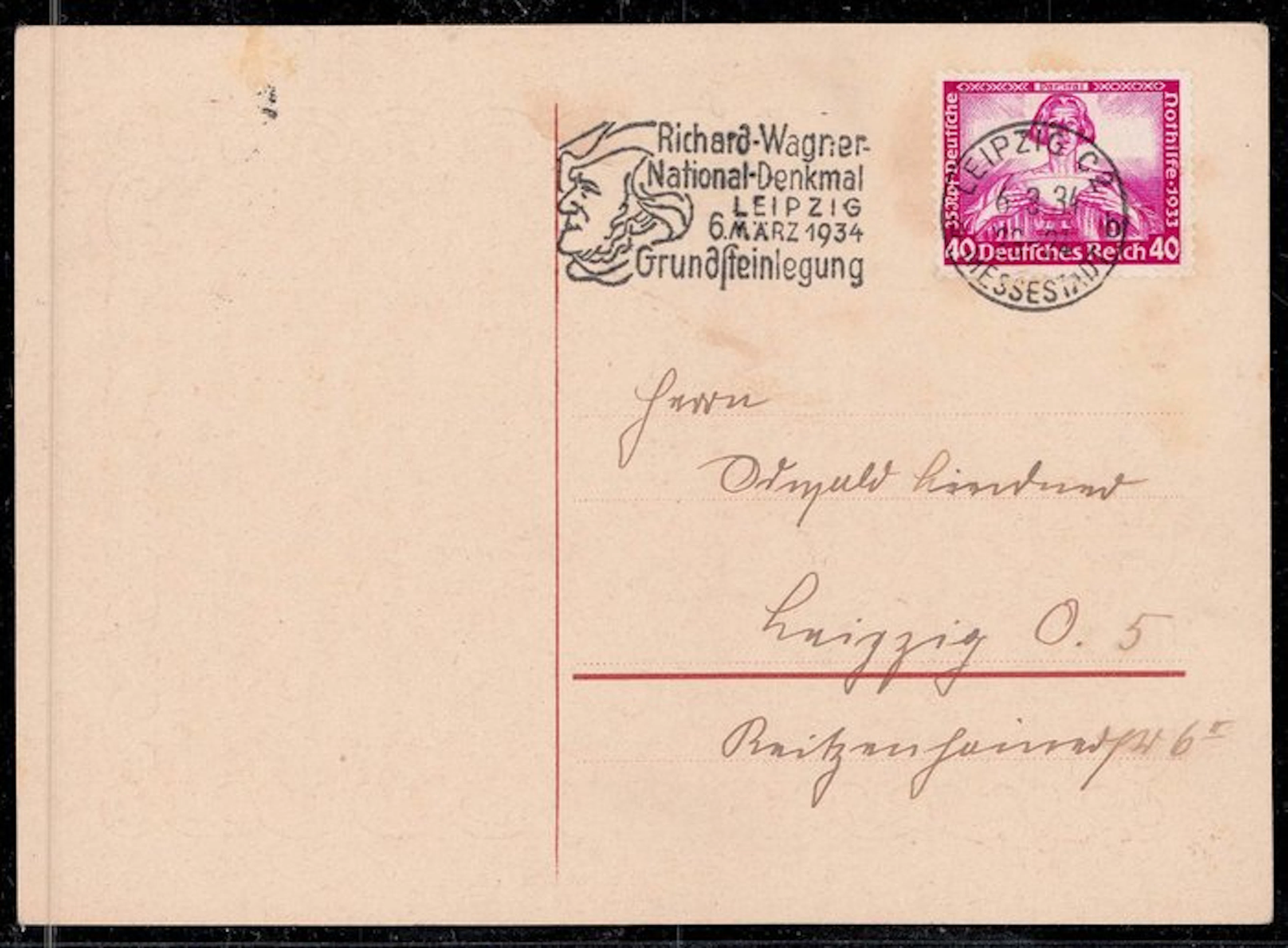 German Empire 1934 - 40pf Wagner
