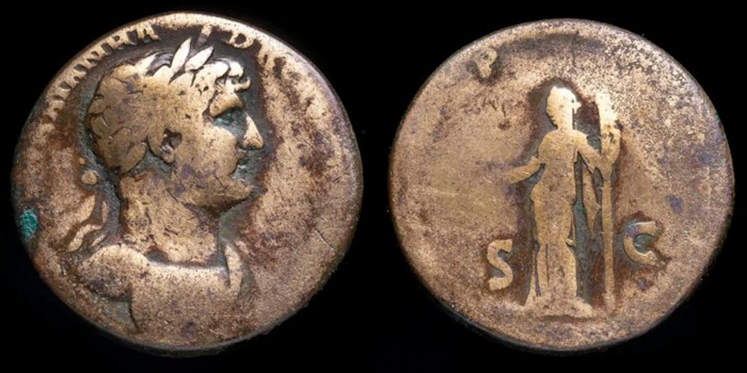 Roman Empire. Hadrian (AD 117-138). Sestertius Rome (No reserve price)