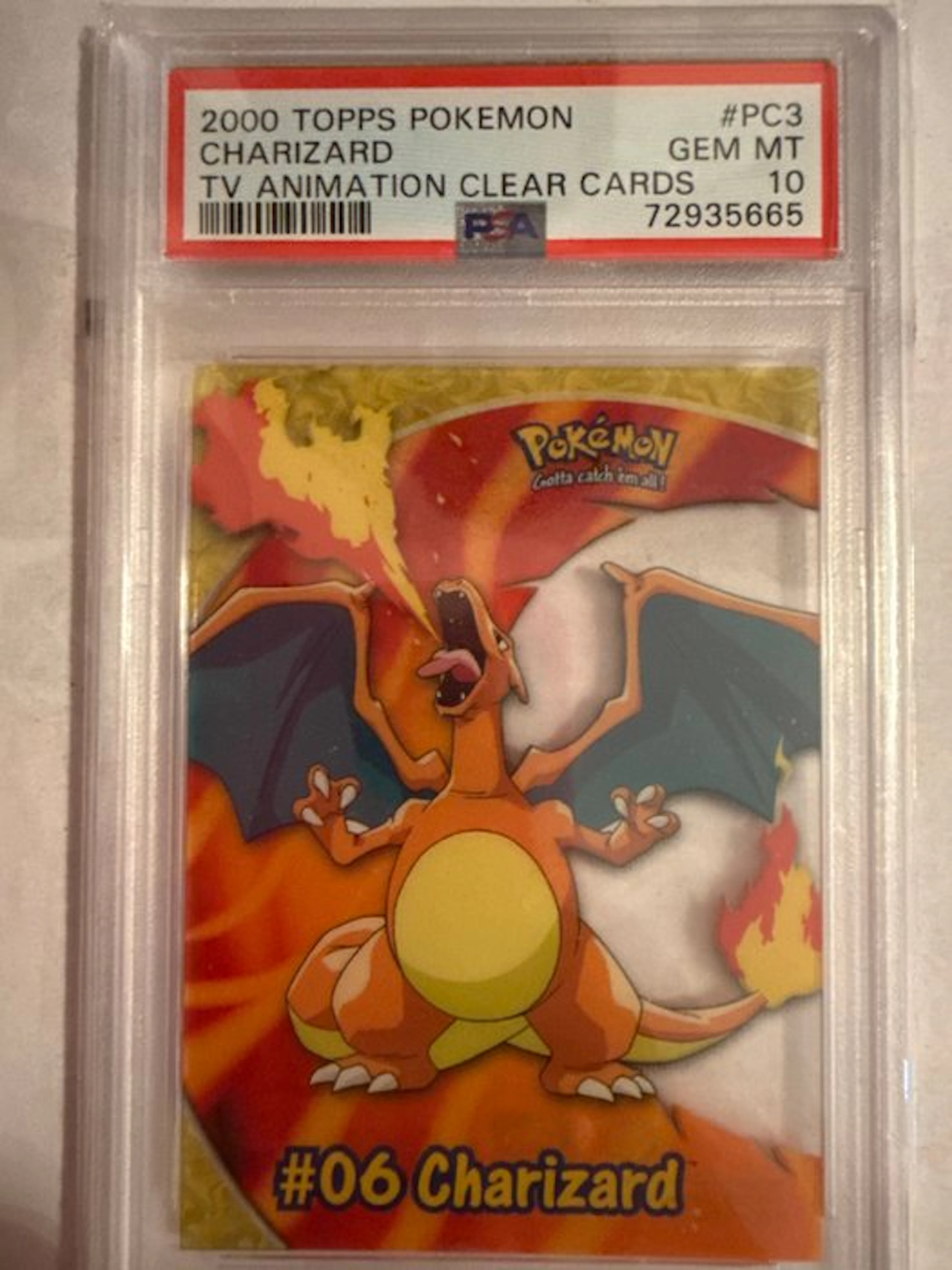 Pokémon - 1 Graded card - Charizard #06 Promo card