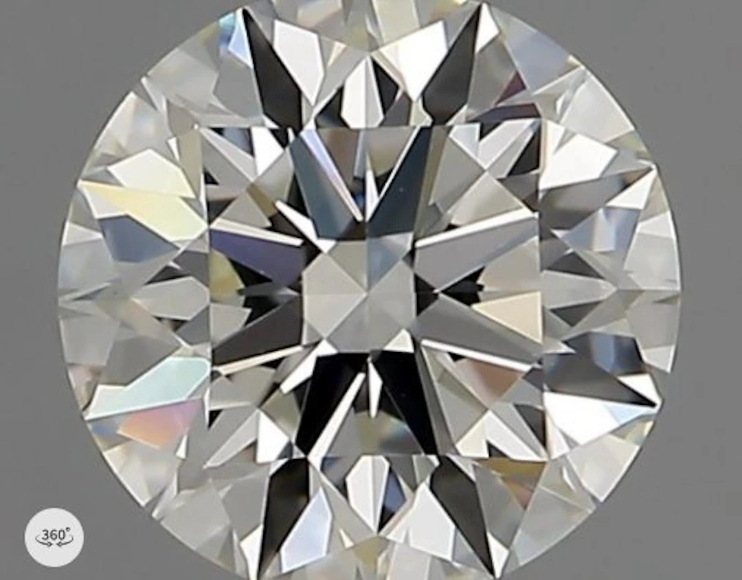 1 pcs Diamond (Natural) - 0.73 ct - Round - G - IF...