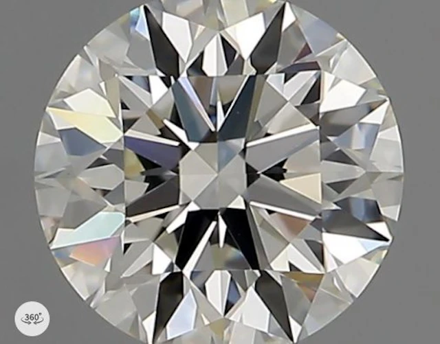 1 pcs Diamond (Natural) - 0.73 ct - Round - G - IF...