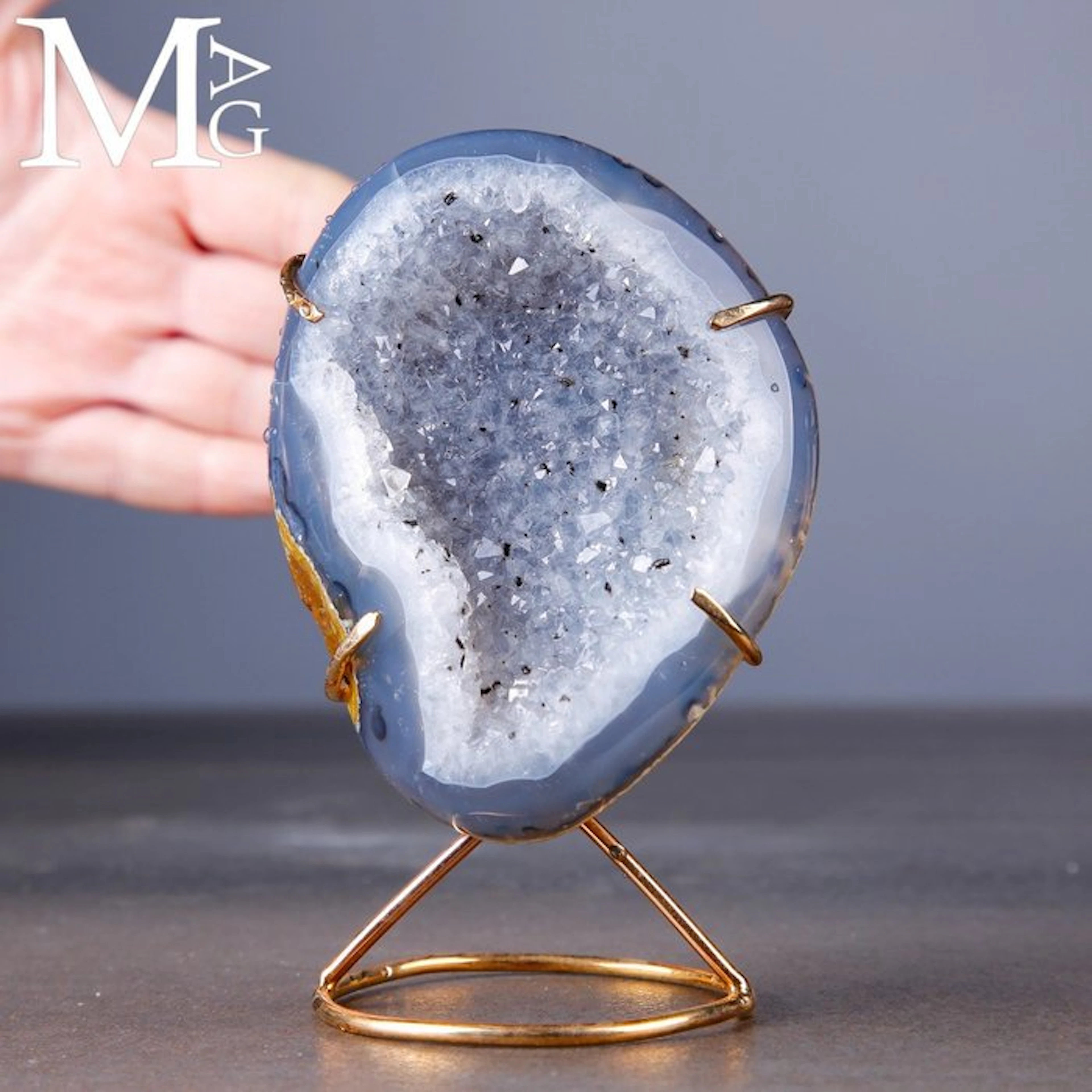 Natural Mineral Geode with Wonderful Inner...