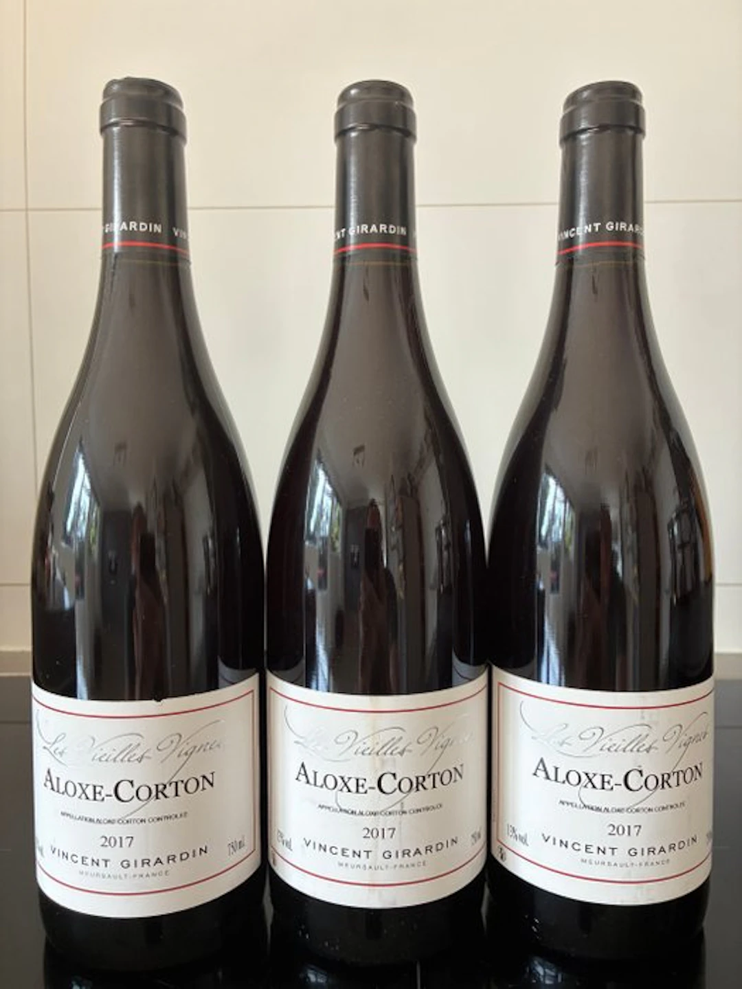 2017 Vincent Girardin "Les Vieilles Vignes" - Aloxe-Corton - 3 Bottles (0.75L)