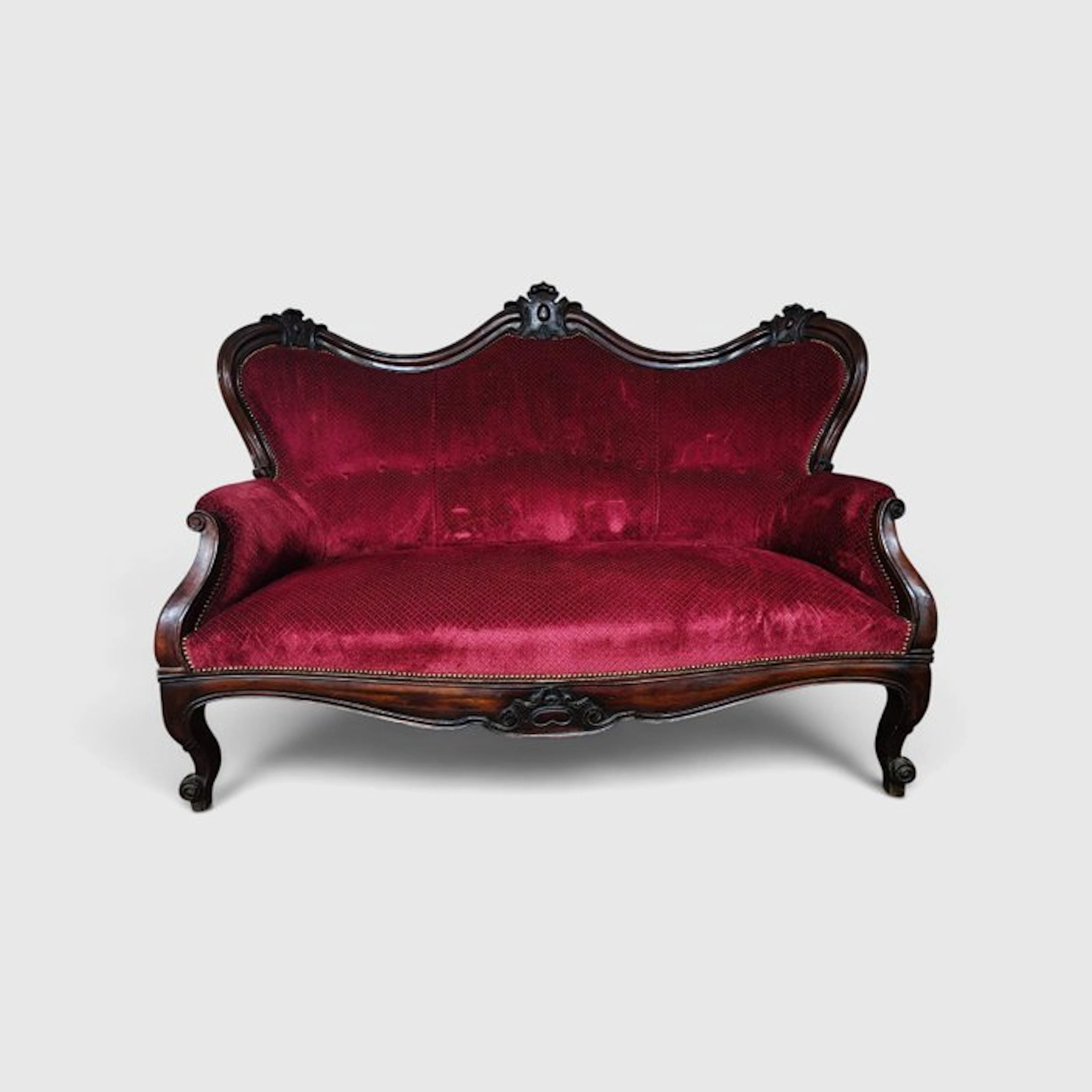 Sofa (10) - Luigi Filippo - Walnut - Complete living room.