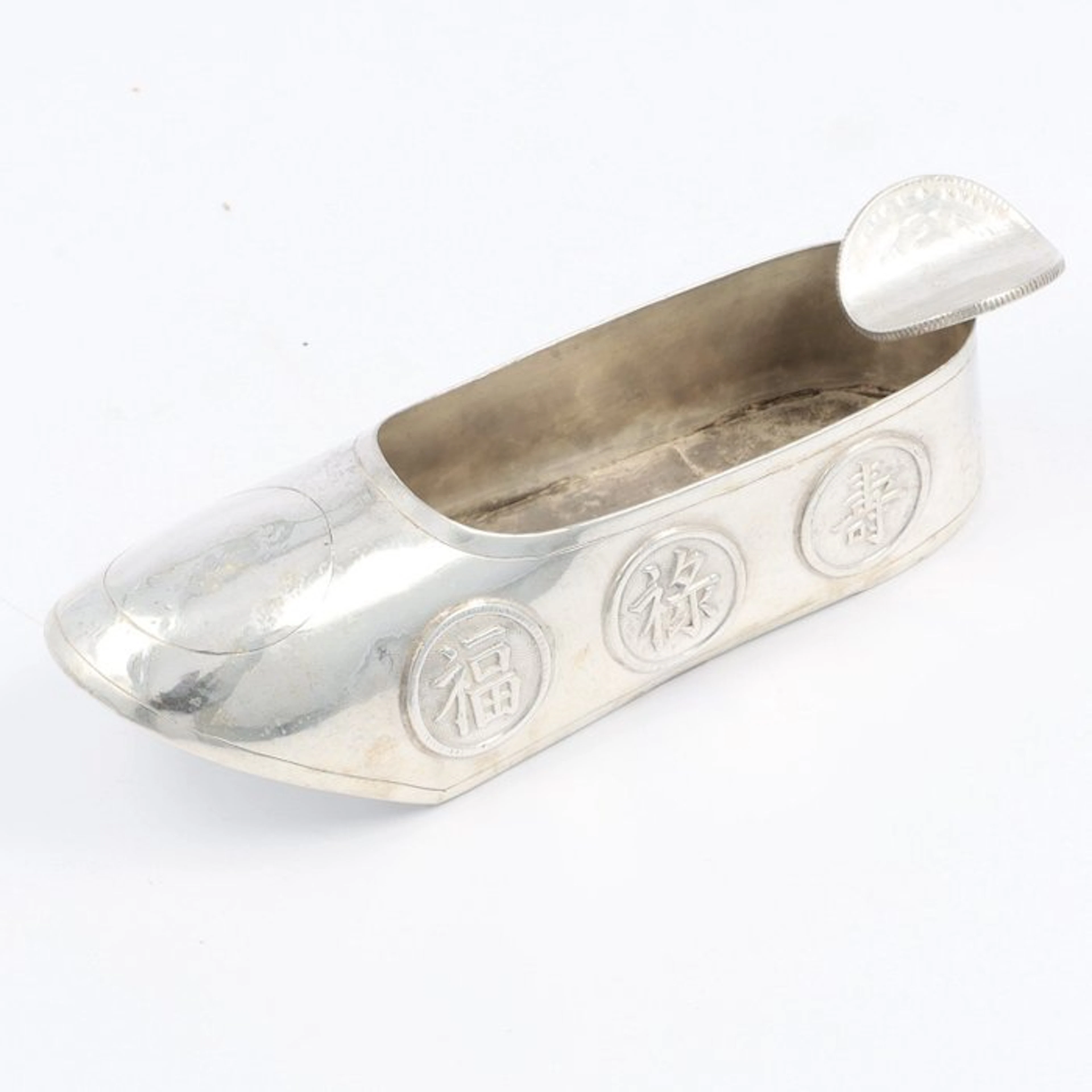 China ca. 1950 - Ashtray - .900 silver