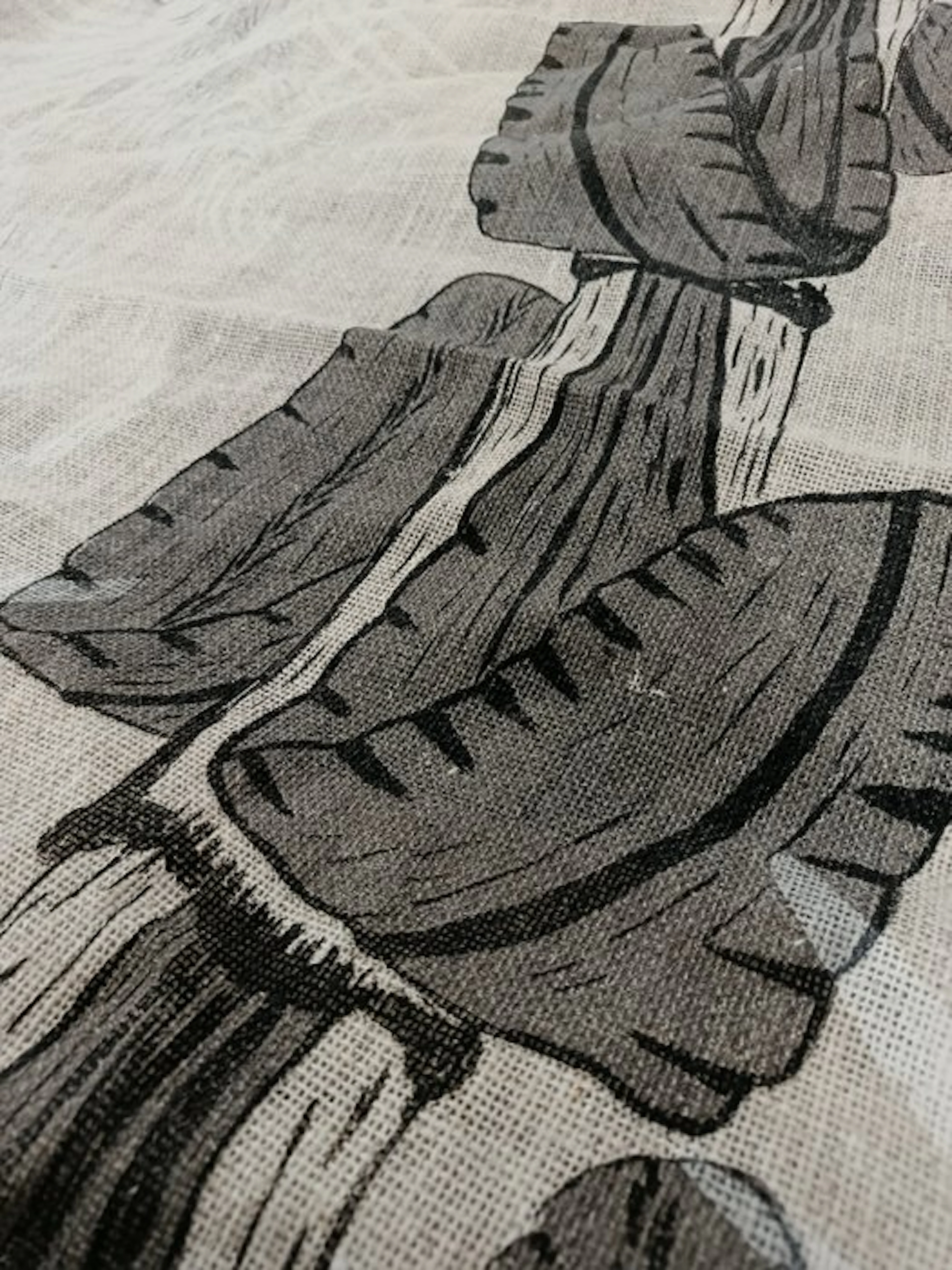 Pregiata canapa vintage made in Italy - Upholstery fabric...
