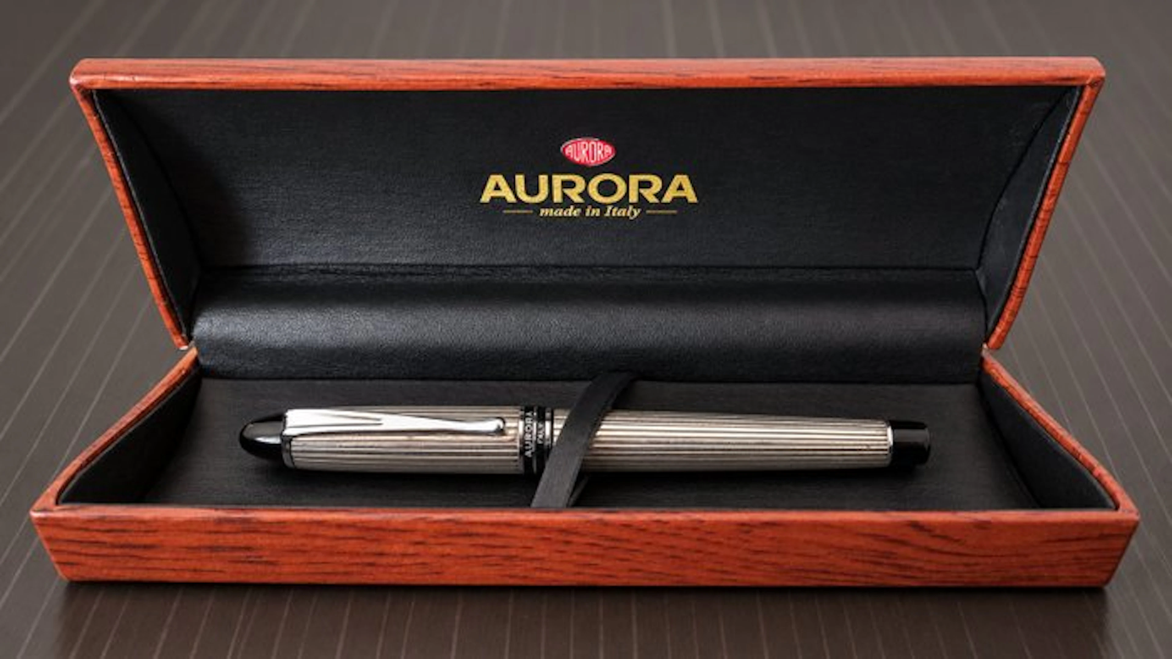 Aurora - Ipsilon (.925 argento) Millerighe - No reserve price - Fountain pen