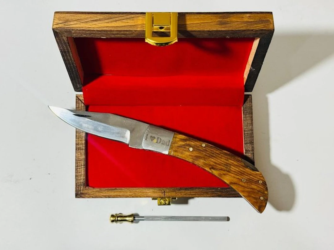 Hekito - Pocketknife Arts & Crafts style - Handmade Knife FK 18