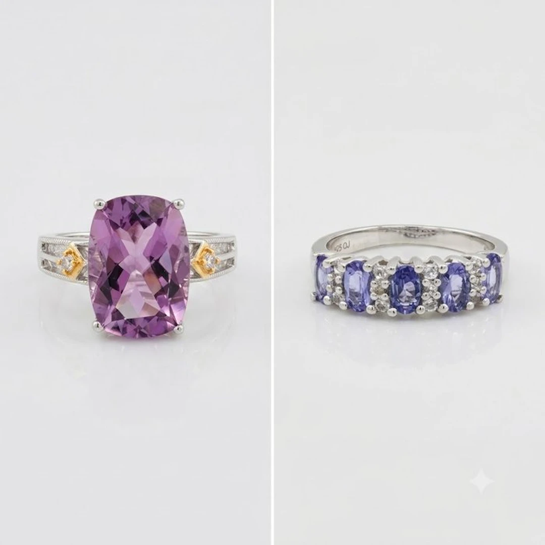 No reserve price - 2 piece jewellery set Silver - 7.21ct