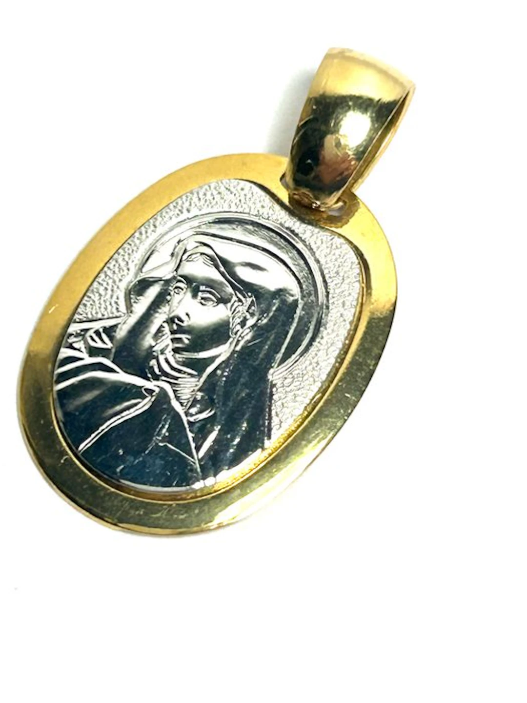 Pendant - 18 kt. Yellow gold, White gold
