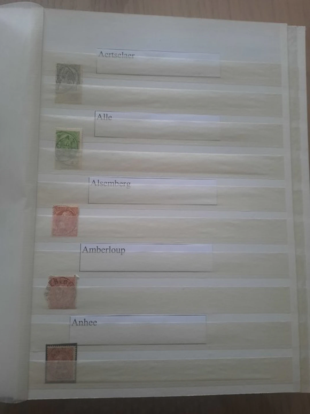 Belgium - Collection of depot relay stamps