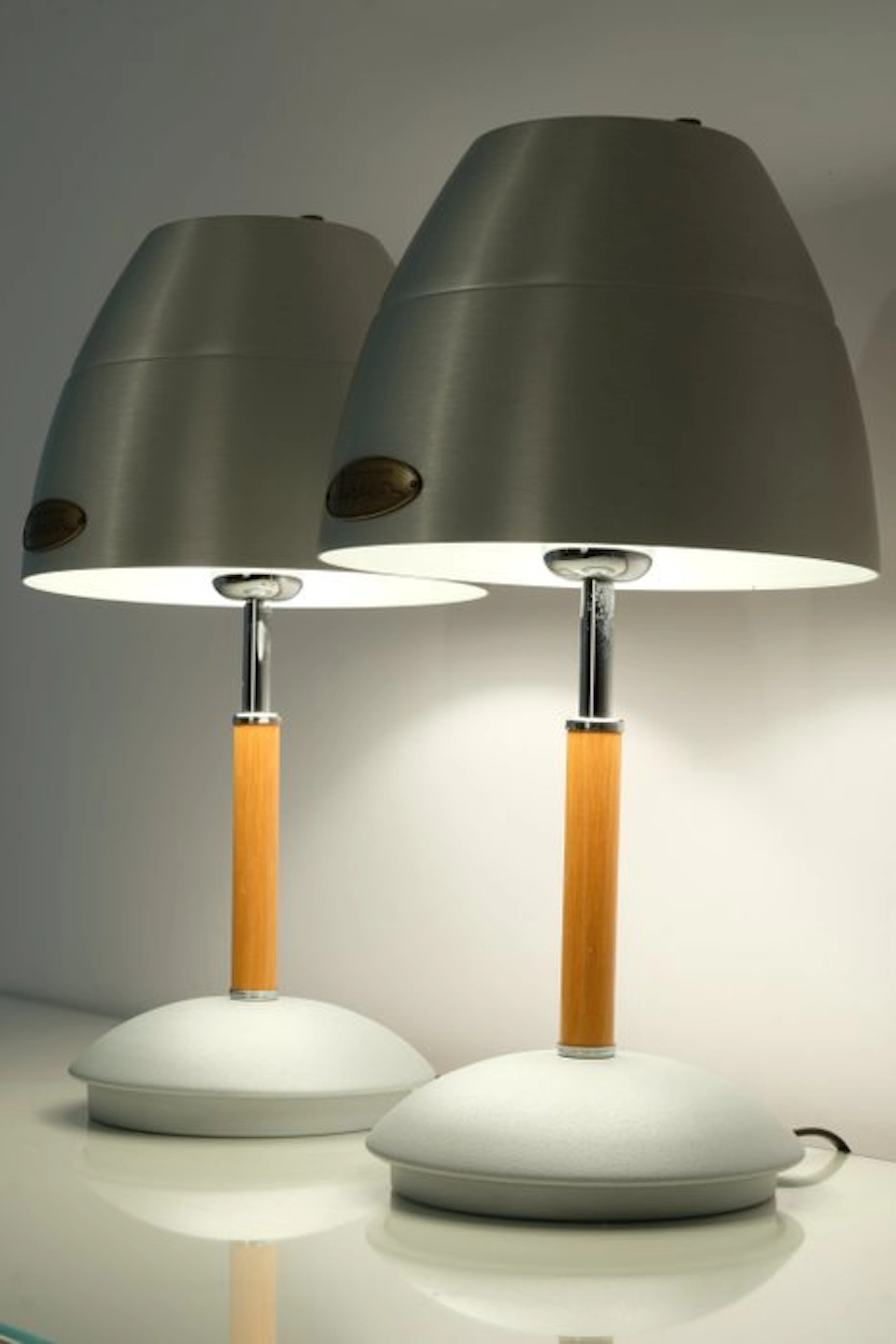 Fabas Luce - Table lamp - Tosca - Aluminium, Wood - Two table lamps