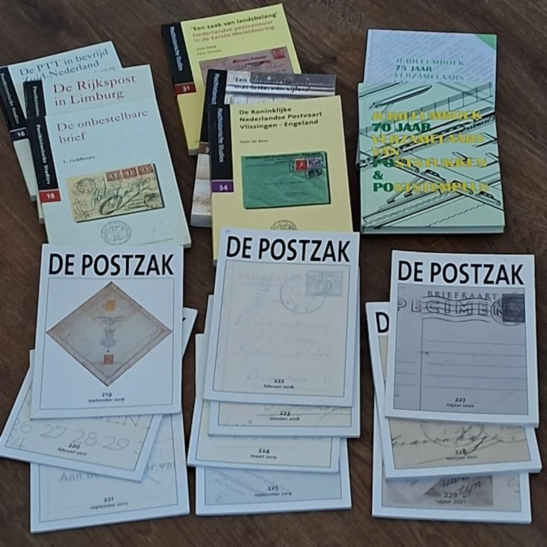 Meerdere - Posthistorische Studies, Postzak en Jubileum uitgaven - 1980