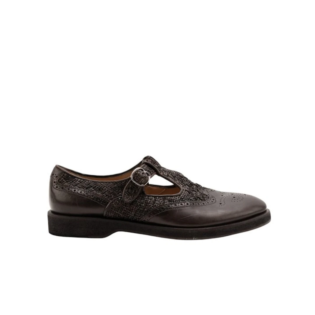 GIORGIO ARMANI - 9 UK - 43 IT - T-Strap Shoes Monk...