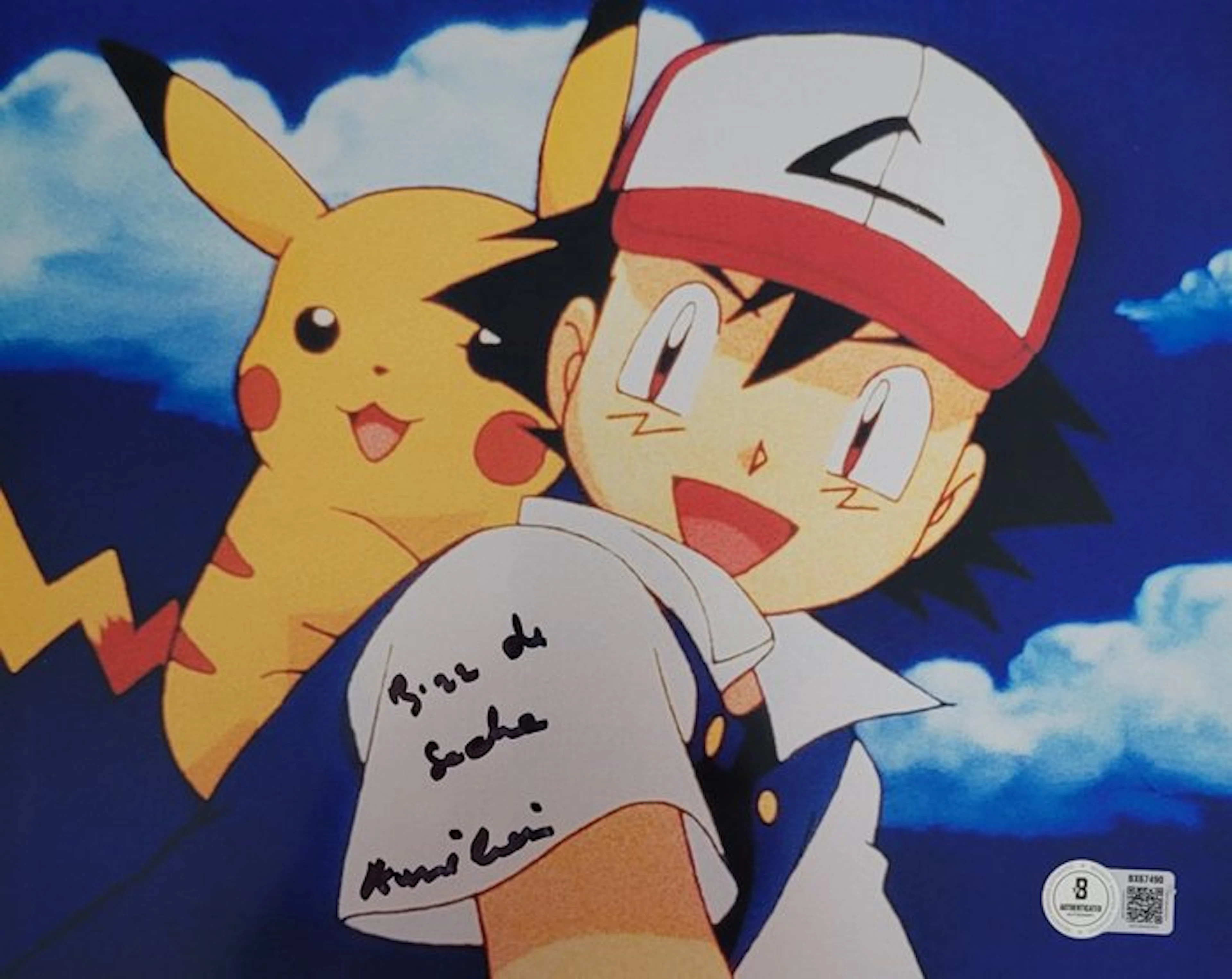 Pokémon - Aurélien Ringelheim (Sacha) - Autograph, Photo with Beckett COA