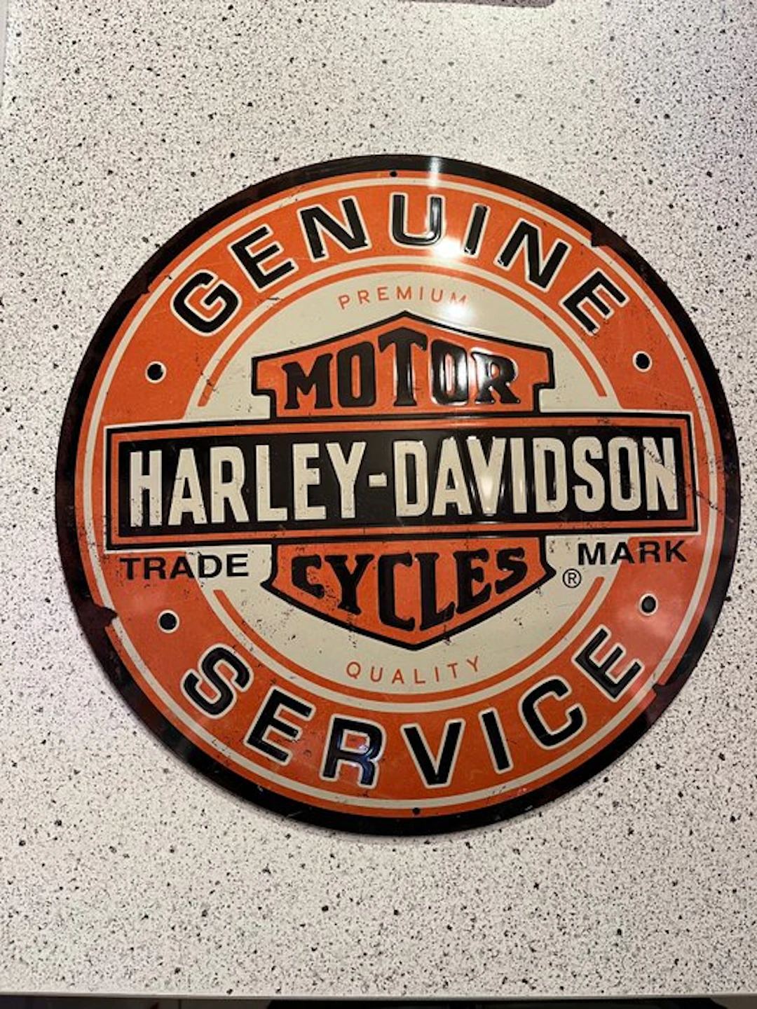 Harley-Davidson - Harley-Davidson Genuine Service - Sign - Metal