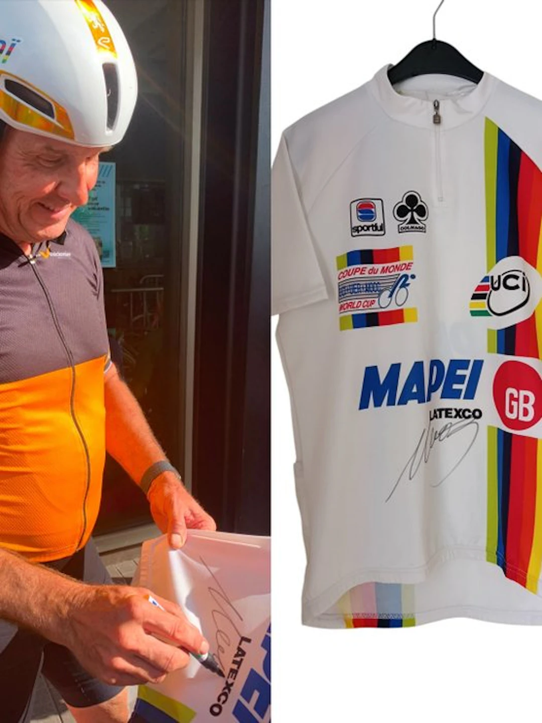 Mapei - Cycling - Johan Museeuw - Cycling jersey