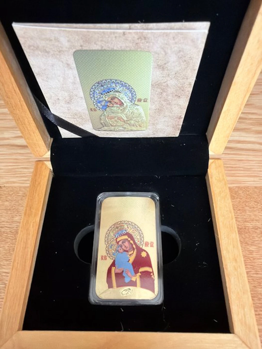 World. Medal ND "Icon of the Mother of God Pochaevskaya" 1 oz (.999)