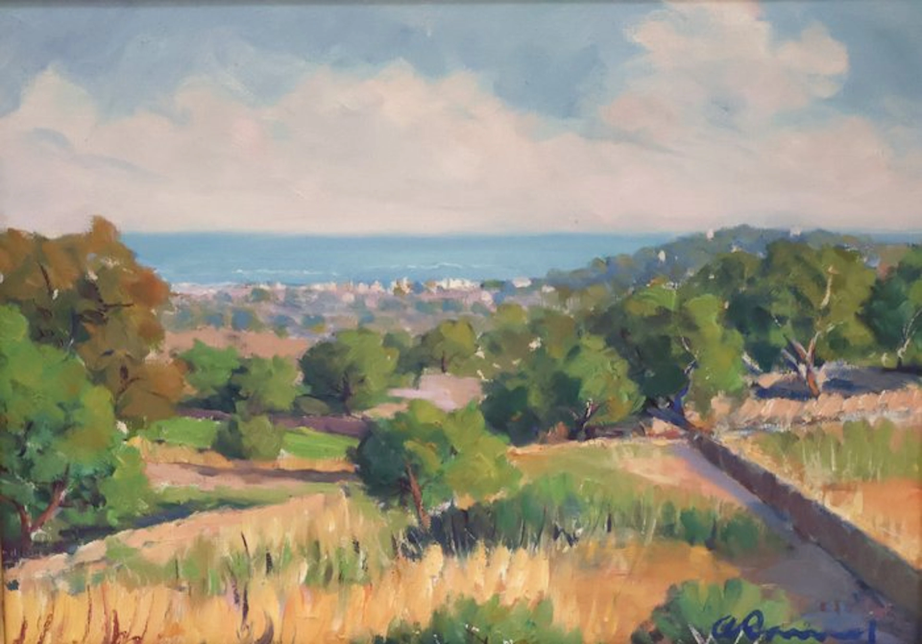 Antonio Ramos Gomis (1916 - 1986) - Luz de verano en el Mediterráneo