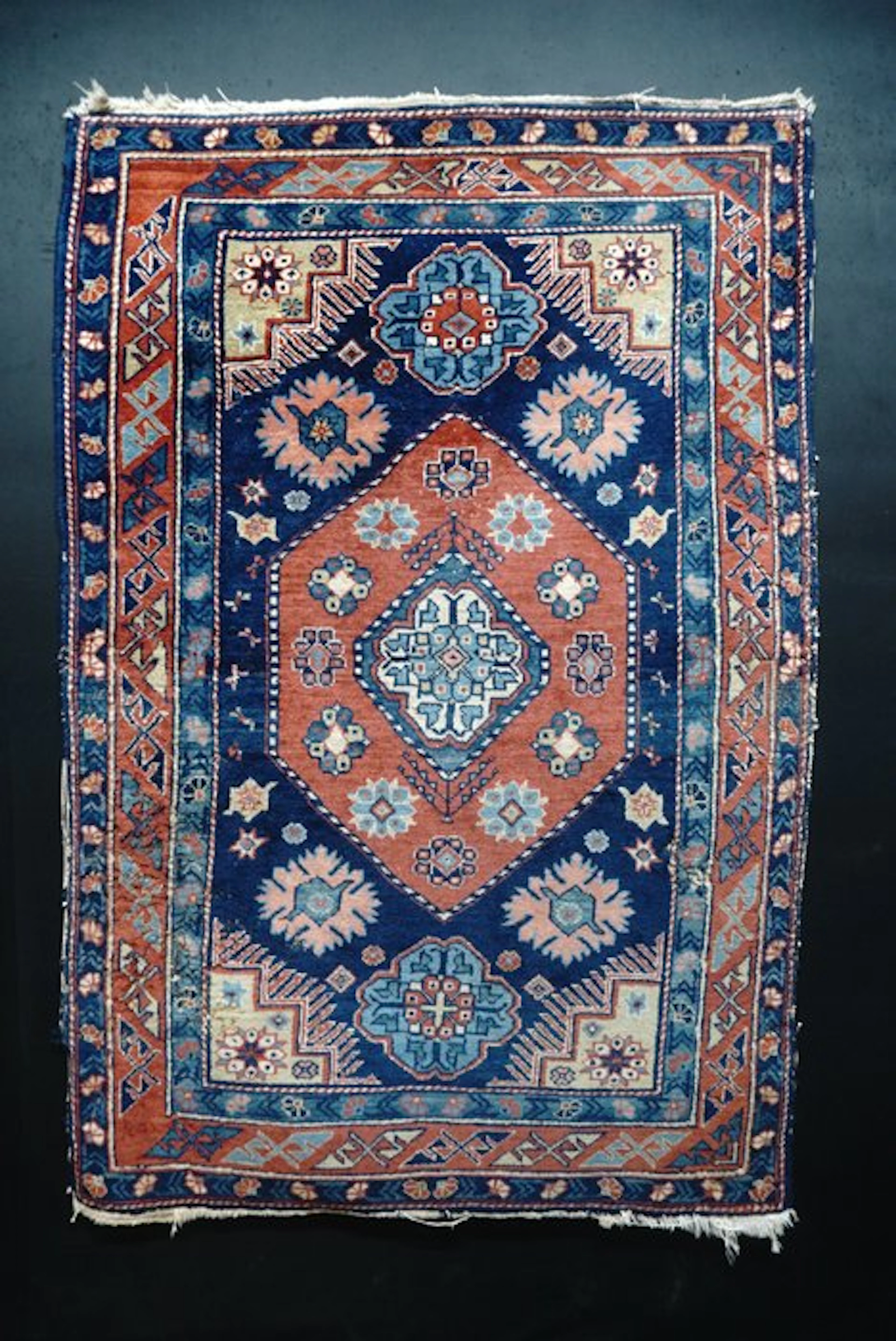 Rare antique Kazakh - Carpet - 167 cm - 113 cm - collector's item