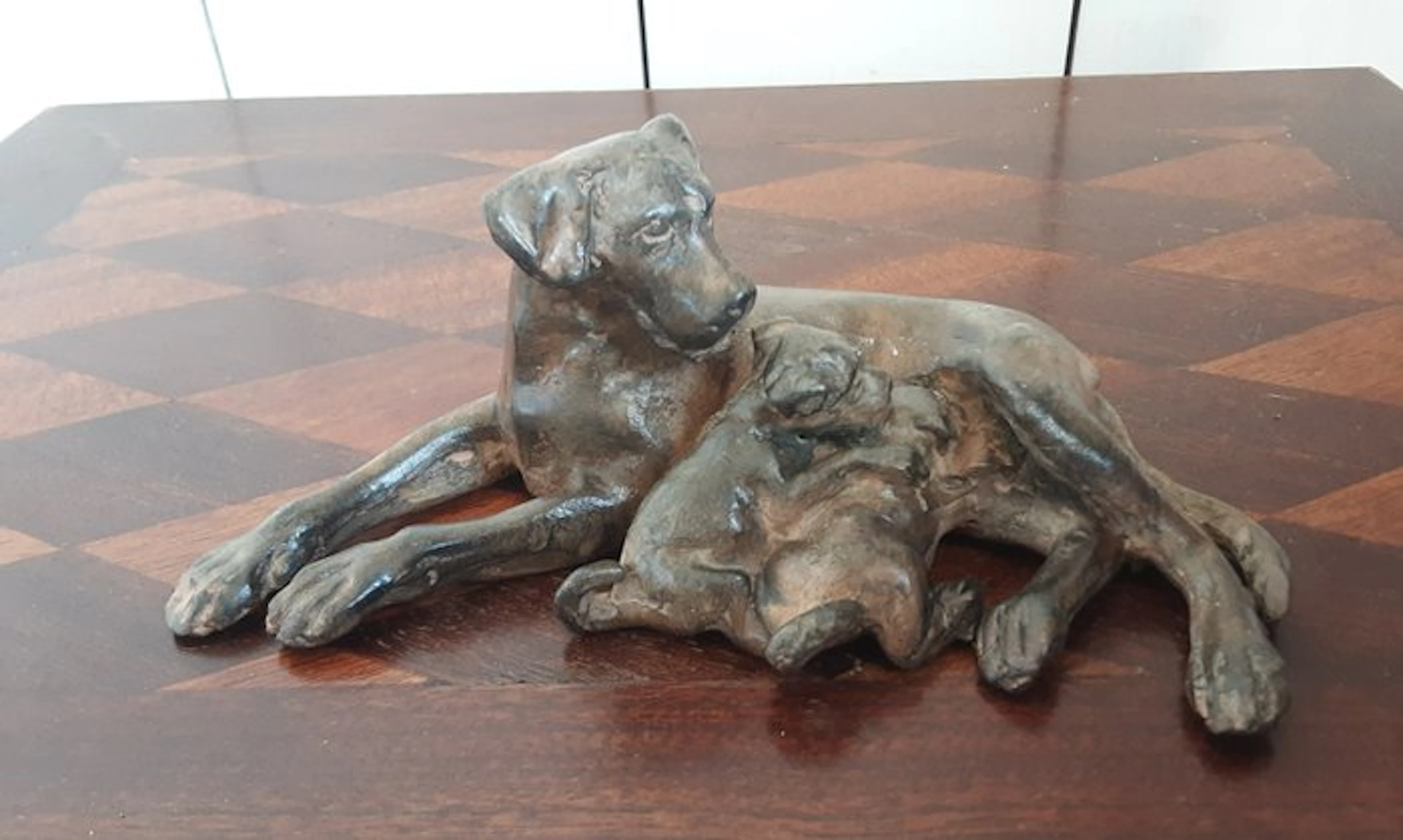 P. Chenet - Figure - Hond - 16 cm - Bronze