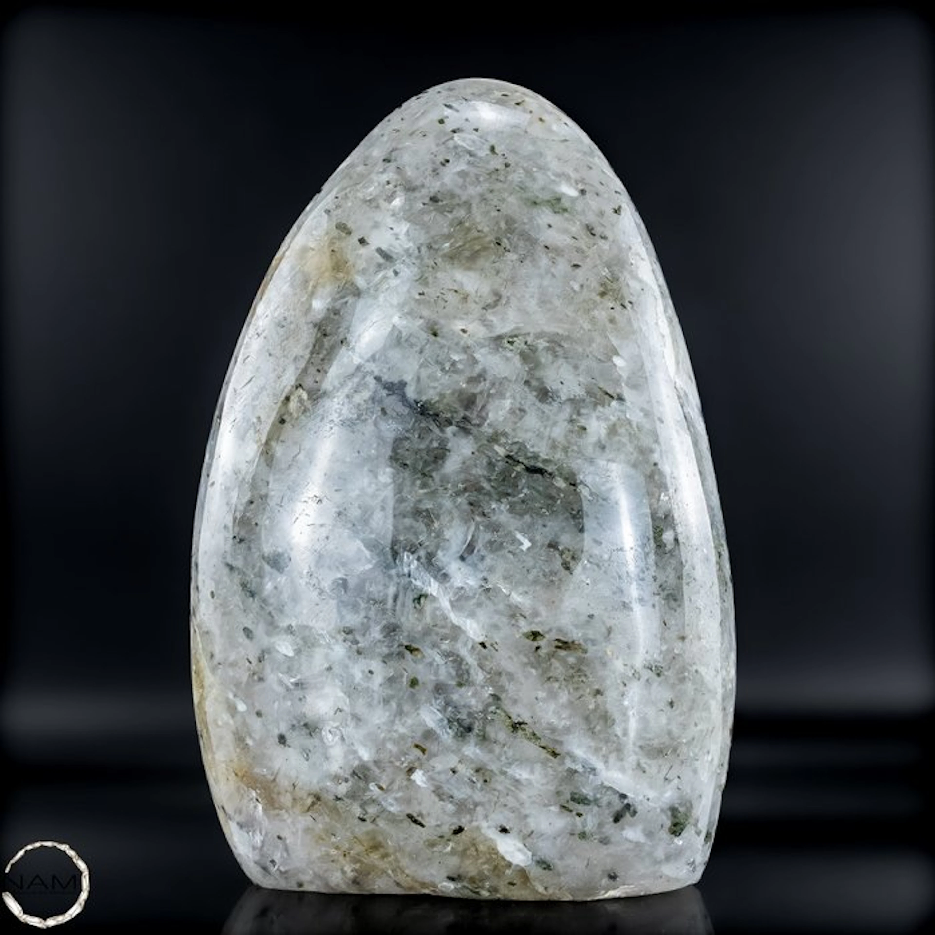 Green tourmaline in quartz from Brazil – A rare natural...