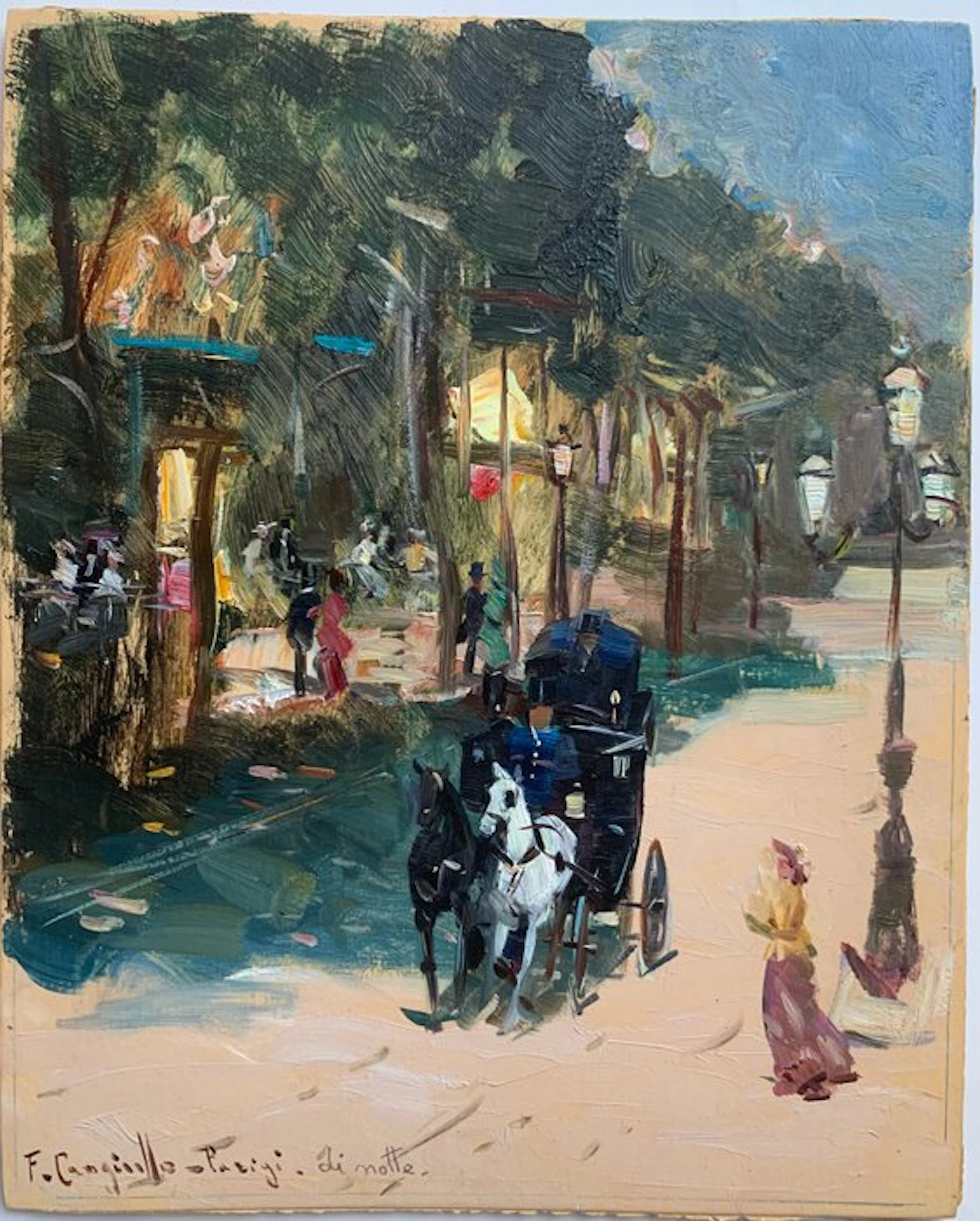 Francesco Cangiullo (1884-1977) - Parigi di notte