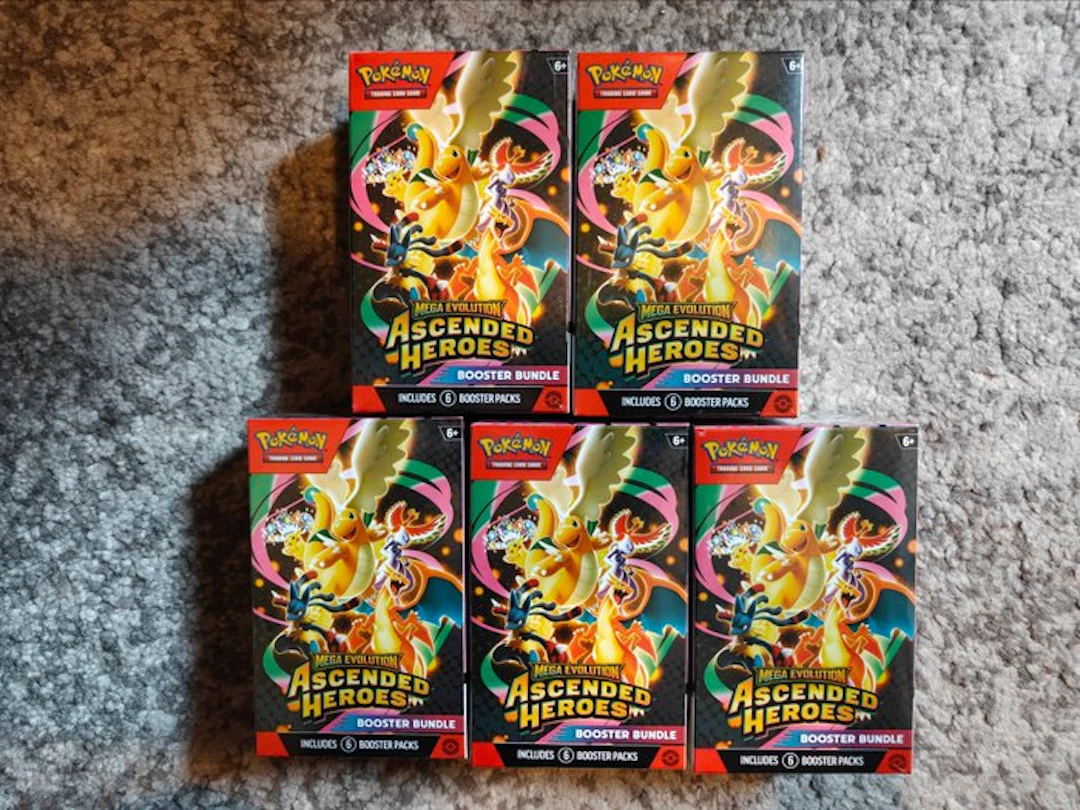 Pokémon - 5 Booster bundle - Ascended Heroes Factory Sealed - Mega Evolution