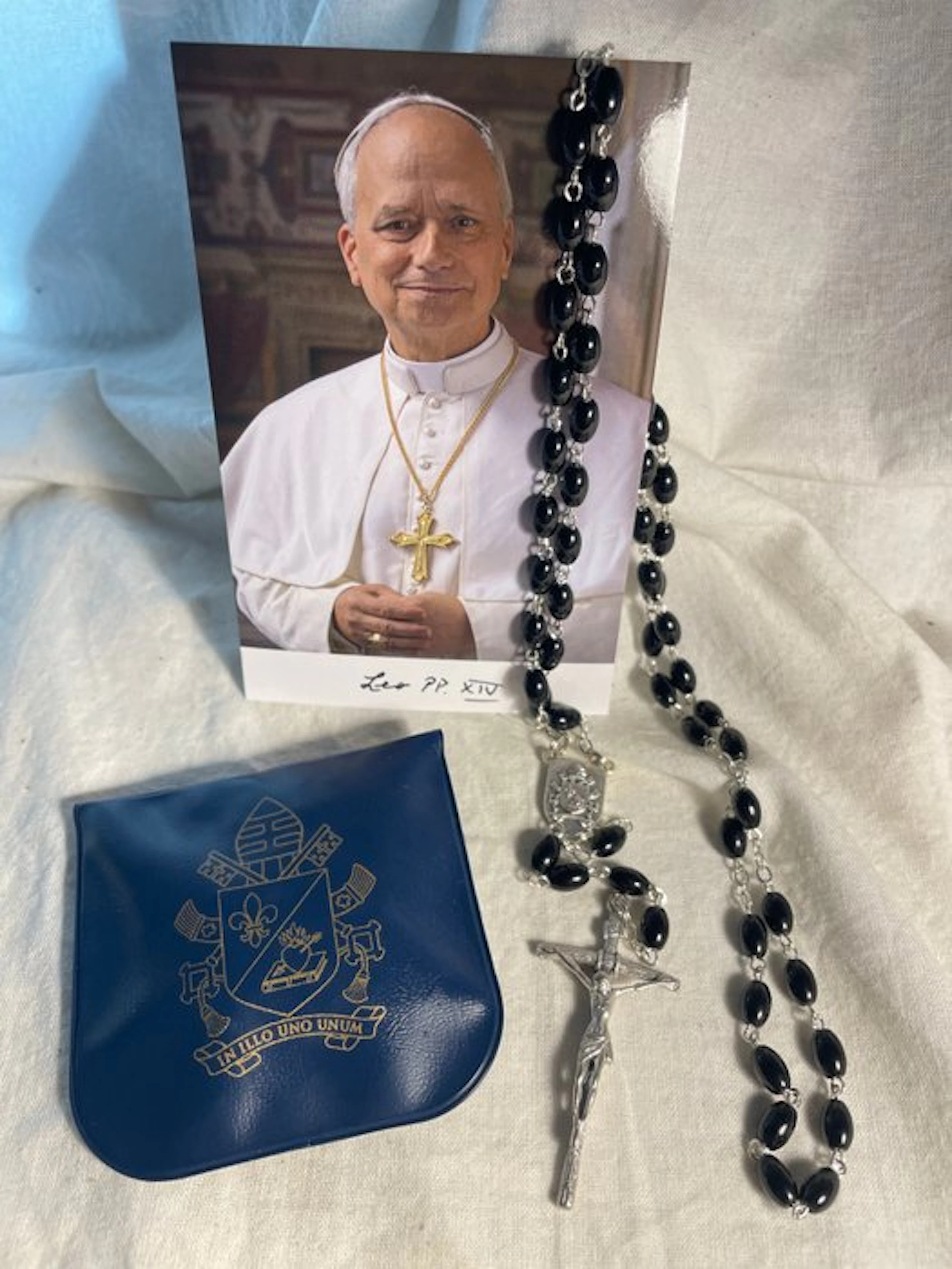Pope Leo XIV – Official Audience Rosary – Blessed by the...