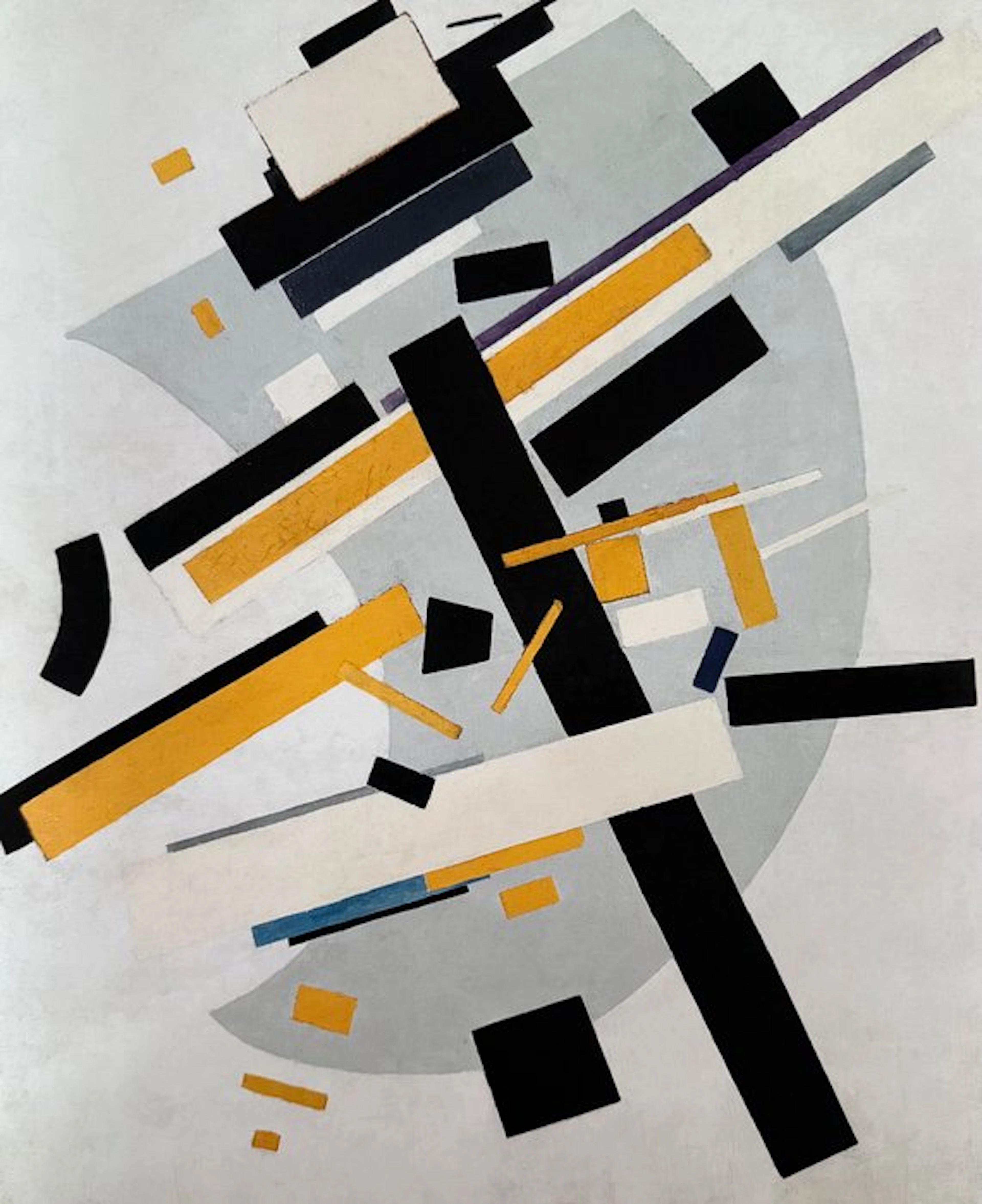 Kasimir Malewitsch - "Supremus No. 58: Yellow and Black”.
