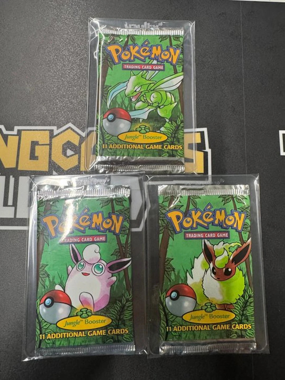 Pokémon - 3 Booster pack - 3 Pokemon Jungle Unlimited...