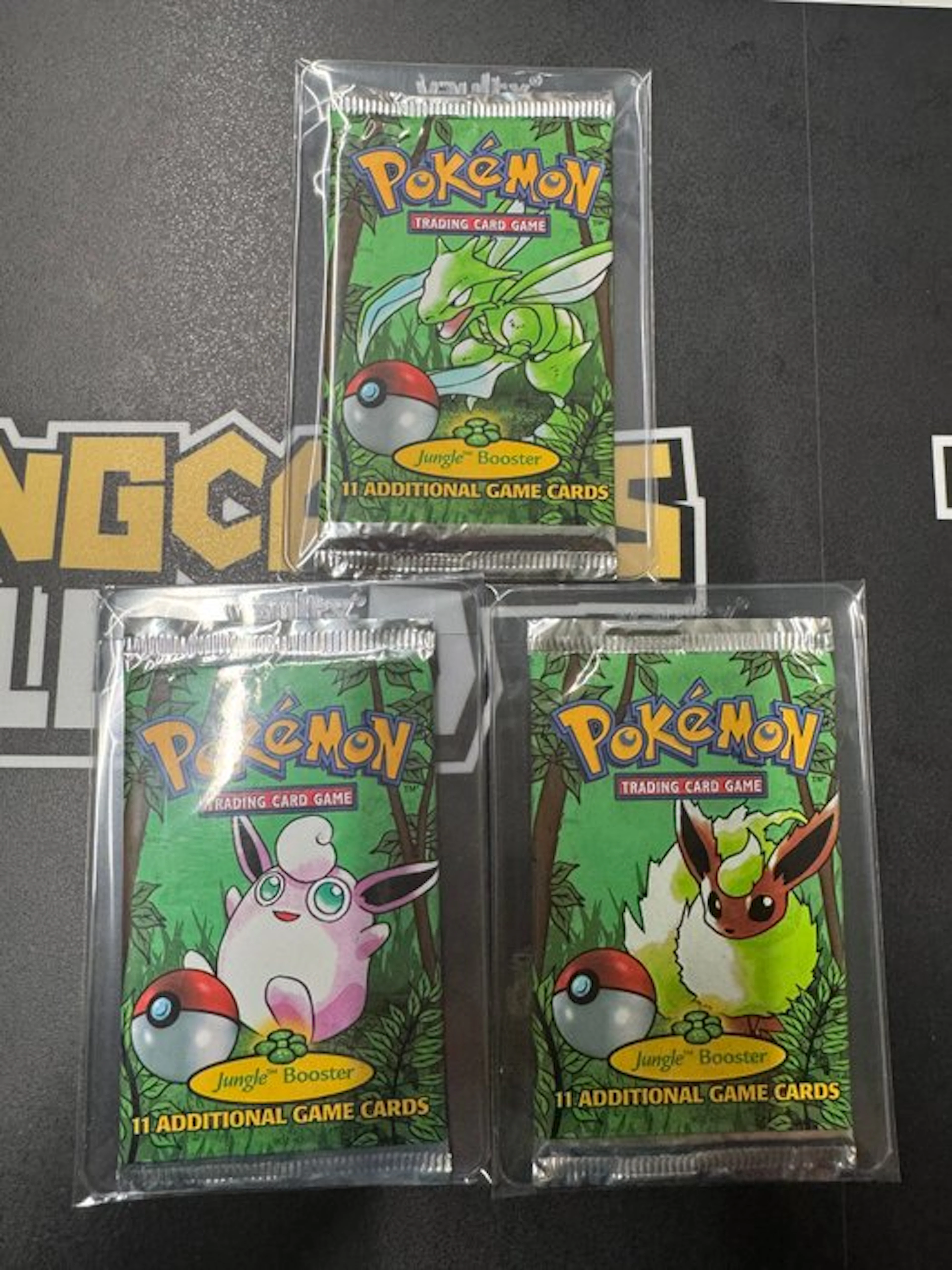 Pokémon - 3 Booster pack - 3 Pokemon Jungle Unlimited...