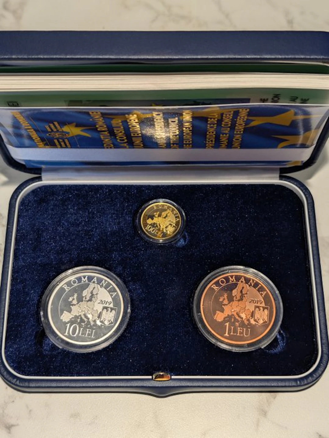 Romania. Set of 3 coins: 1