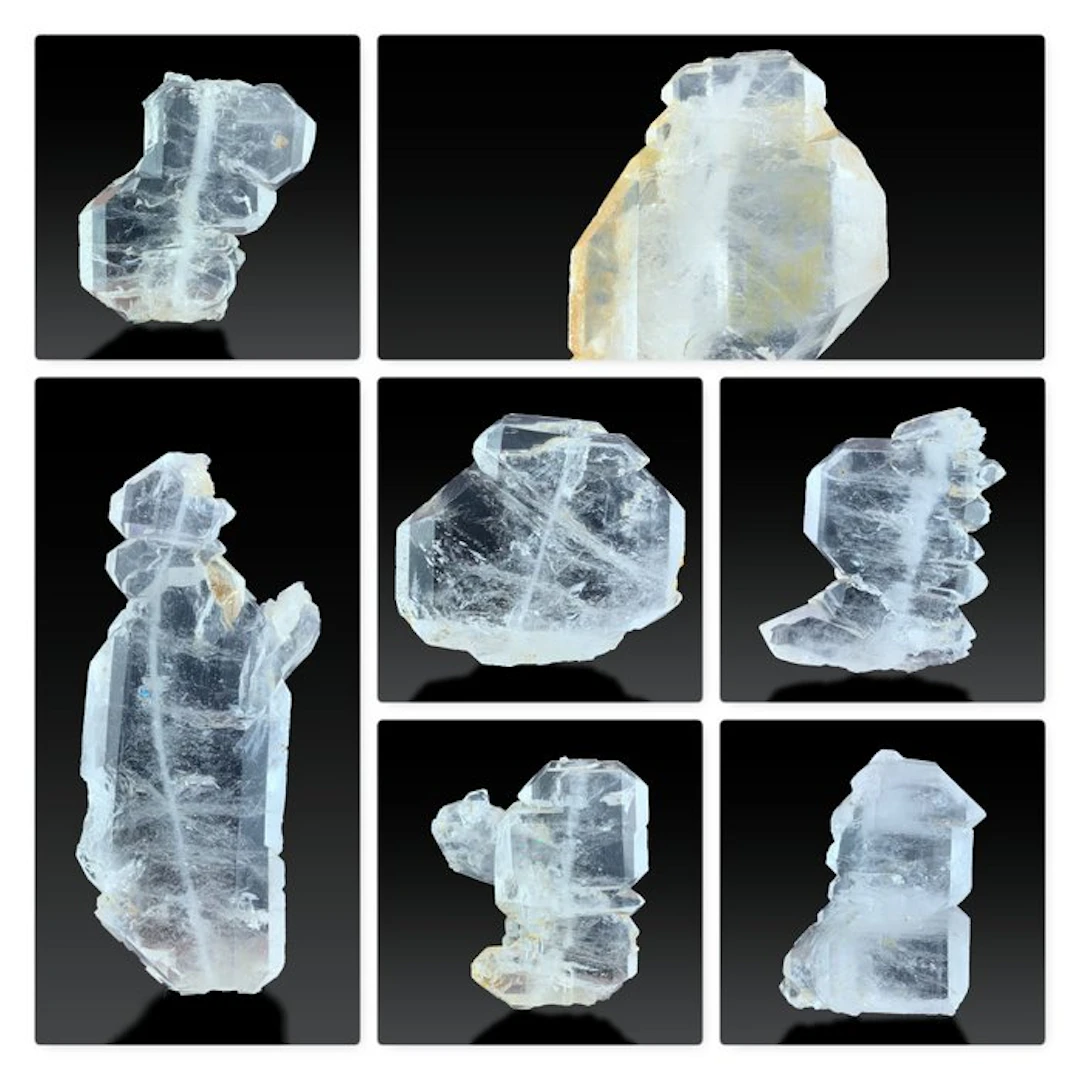 Natural Faden Quartz Crystal Specimens – Collection...