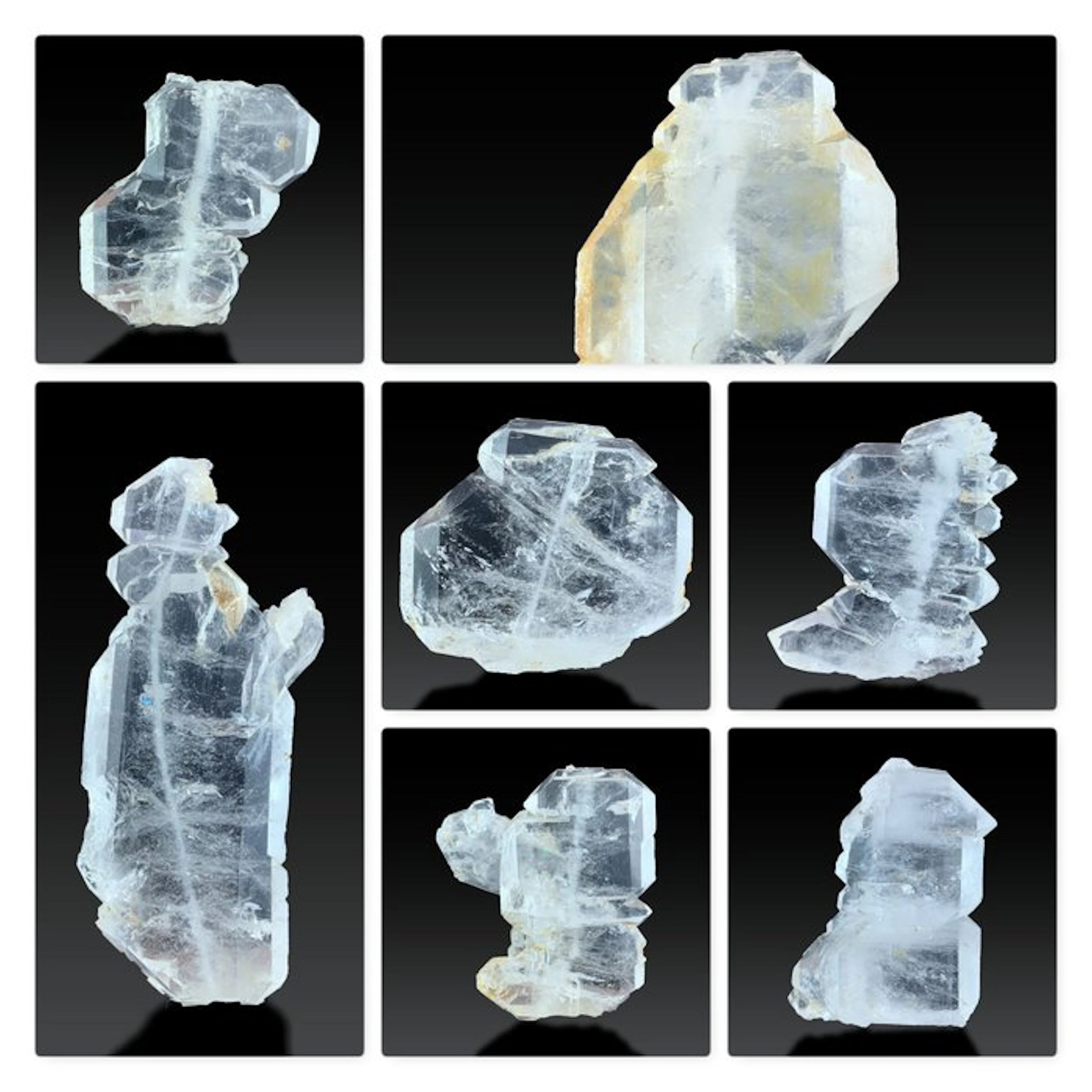Natural Faden Quartz Crystal Specimens – Collection...