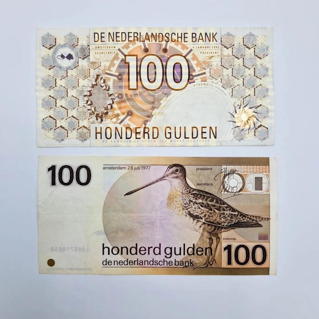 Netherlands. 2X 100 Gulden - 1982/1992 - PL104, PL105 (No reserve price)