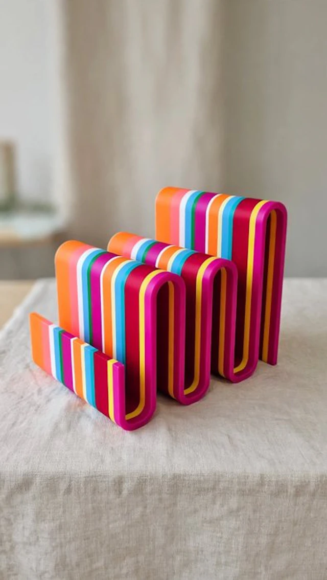 Bacco Creations - Magazine rack - Plastic - Rainbow Collection
