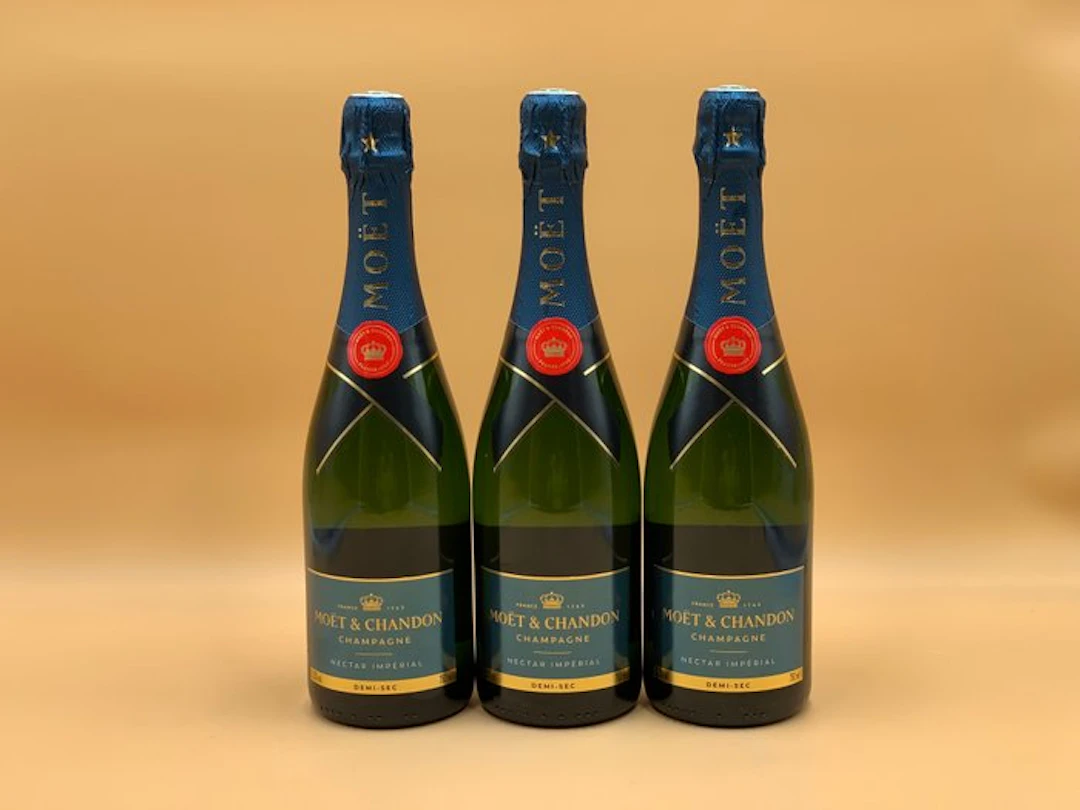 Moët & Chandon, Nectar Impérial - Champagne Demi-Sec - 3 Bottles (0.75L)