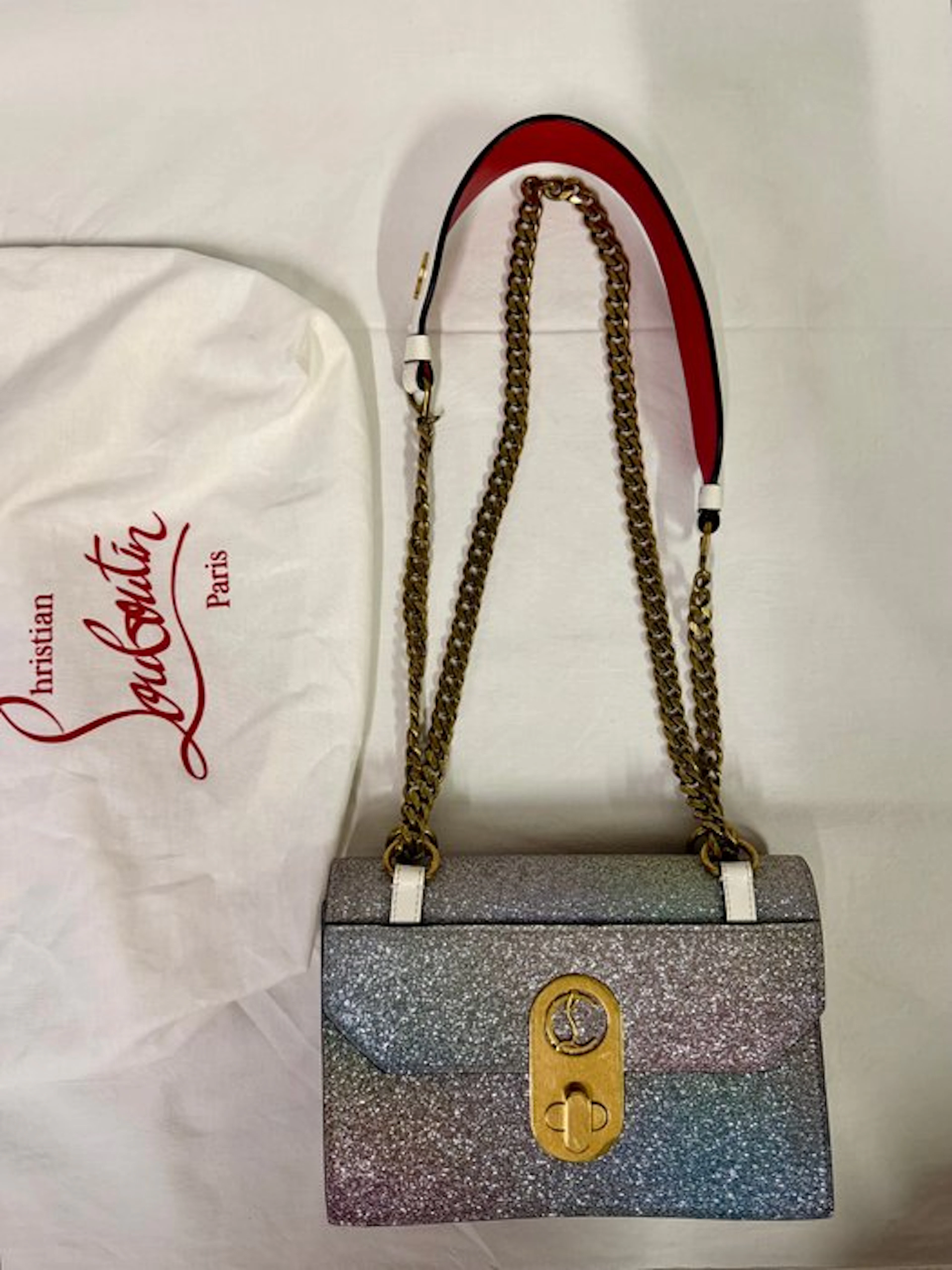 Christian Louboutin - Glitter Calfskin Elisa Mini - Shoulder bag