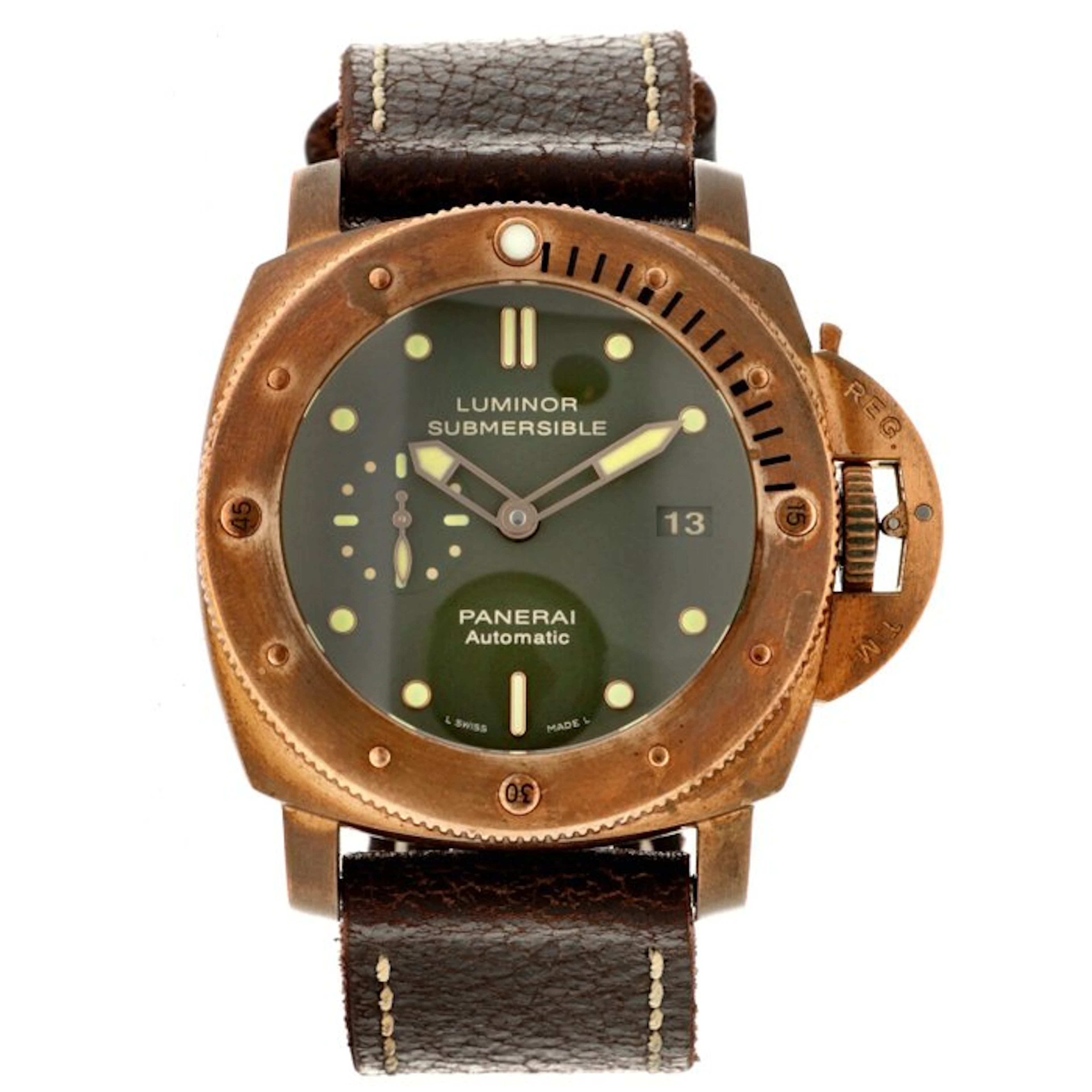 Panerai - Luminor Submersible 1950 "Bronzo" - No reserve...