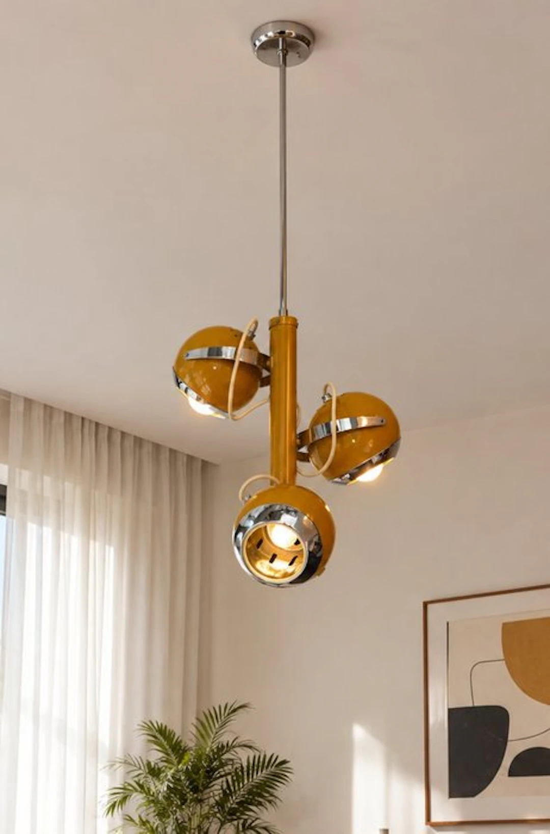 Hanging lamp - Steel - eyeball