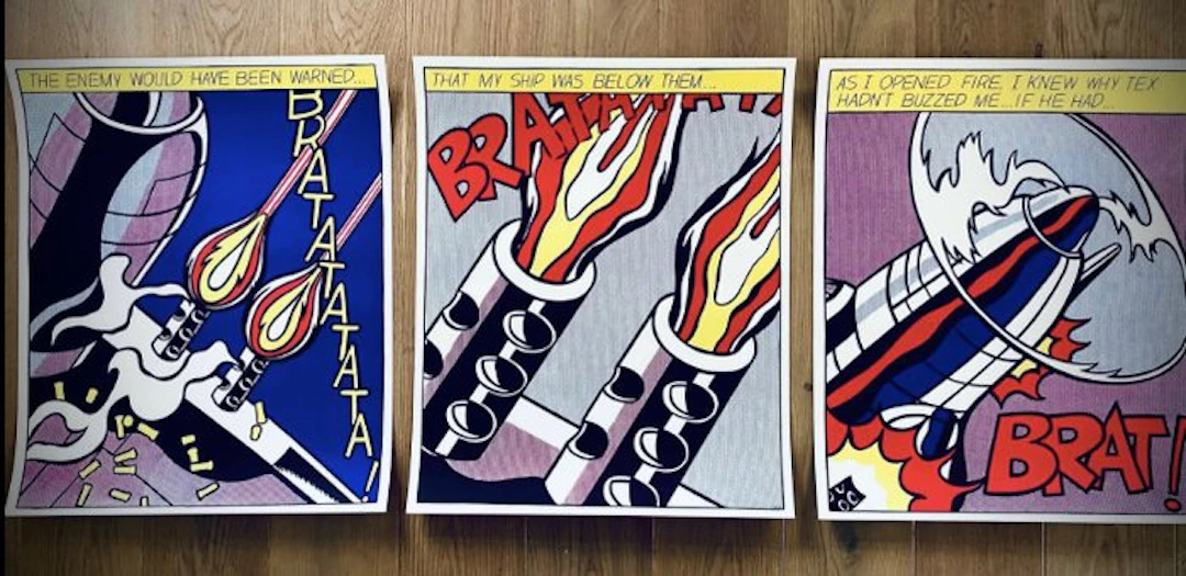 Roy Lichtenstein (after) - 63x53 cm