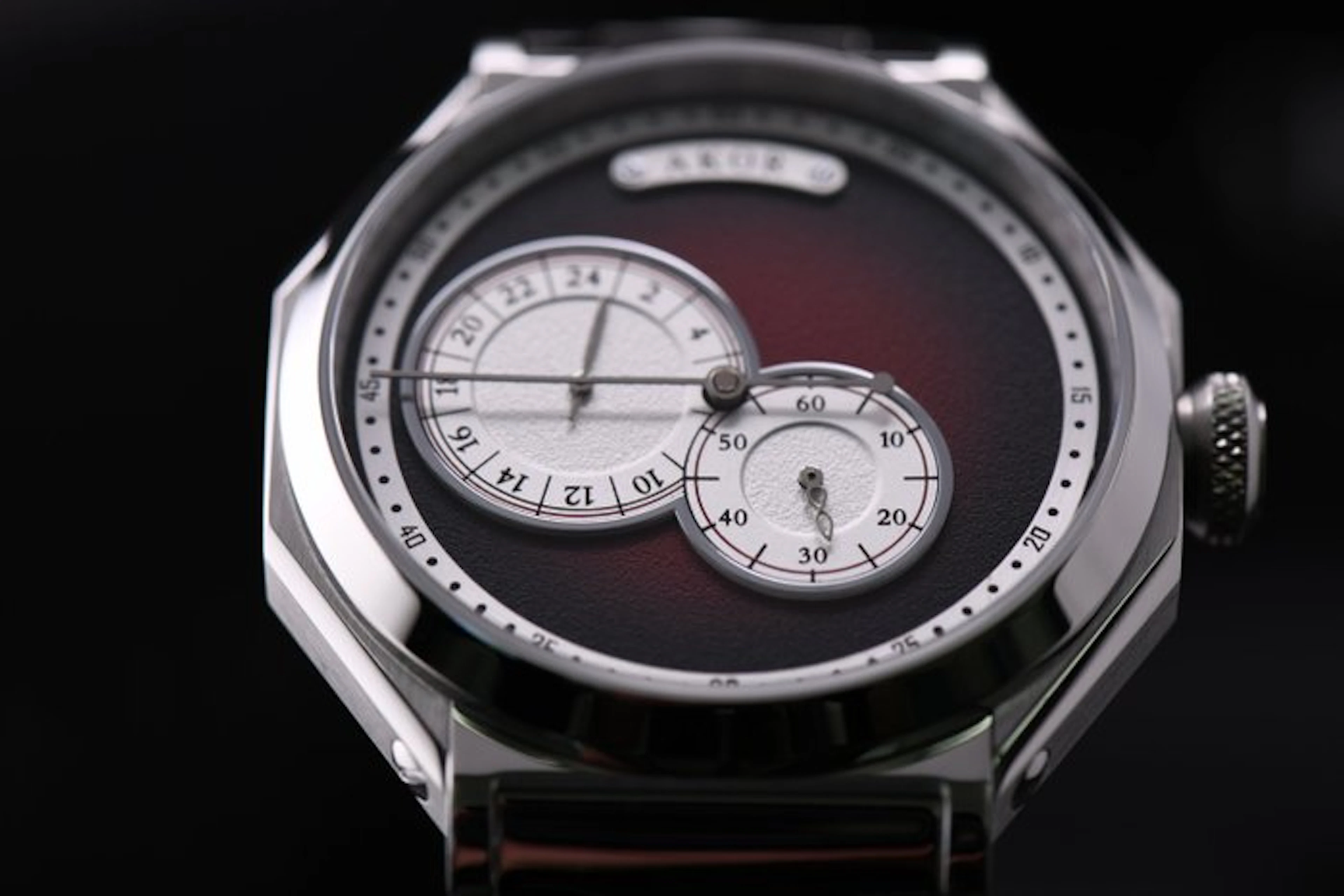 AKOR Le Locle - Smoked red Technica24 - Automatic...