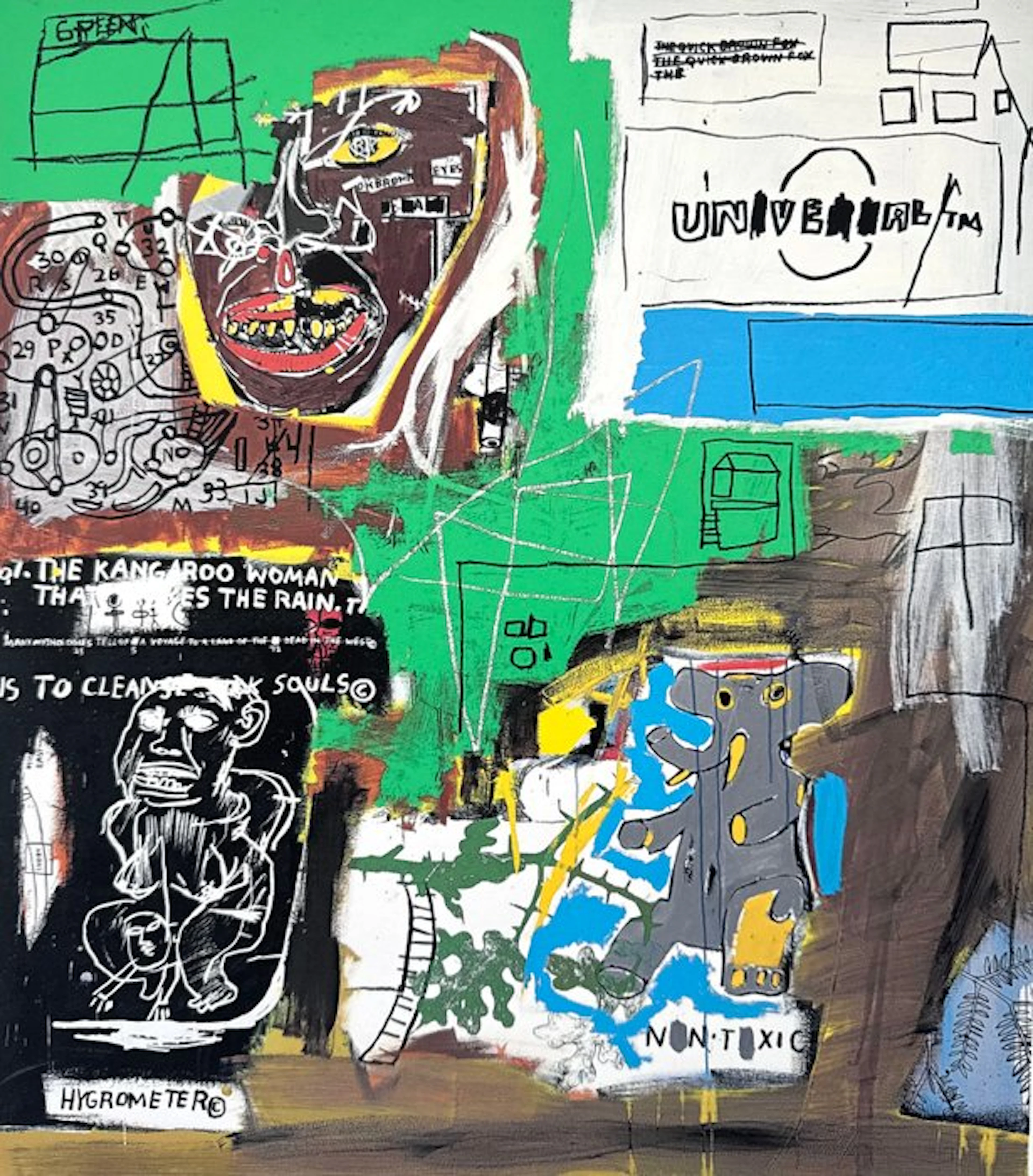 Jean-Michel Basquiat (1960-1988) - Sienna - Giclée...