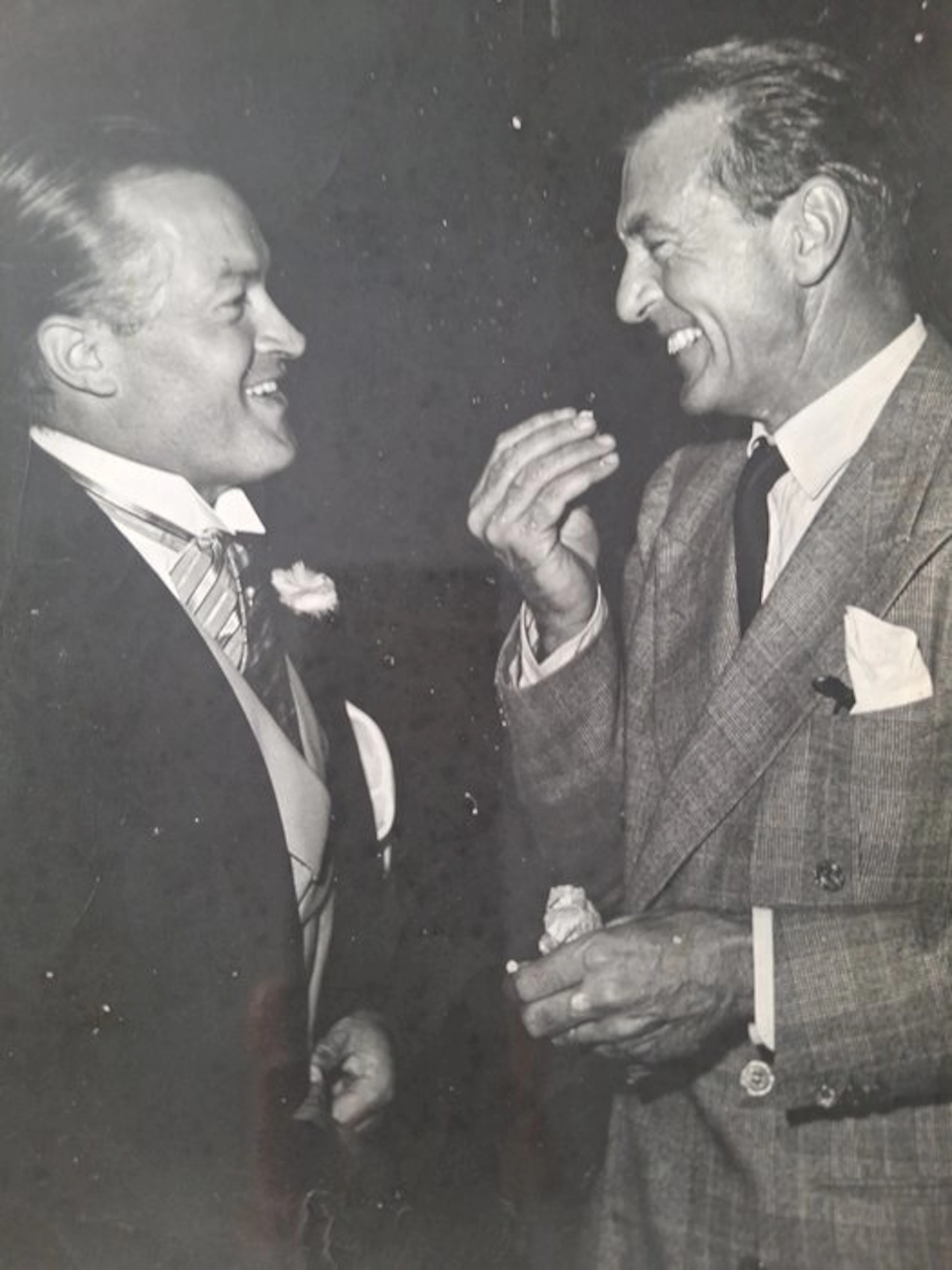 Nick De Morgoli (1916-2000) - Gary Cooper & his friend Bob Hope, 1940/50's