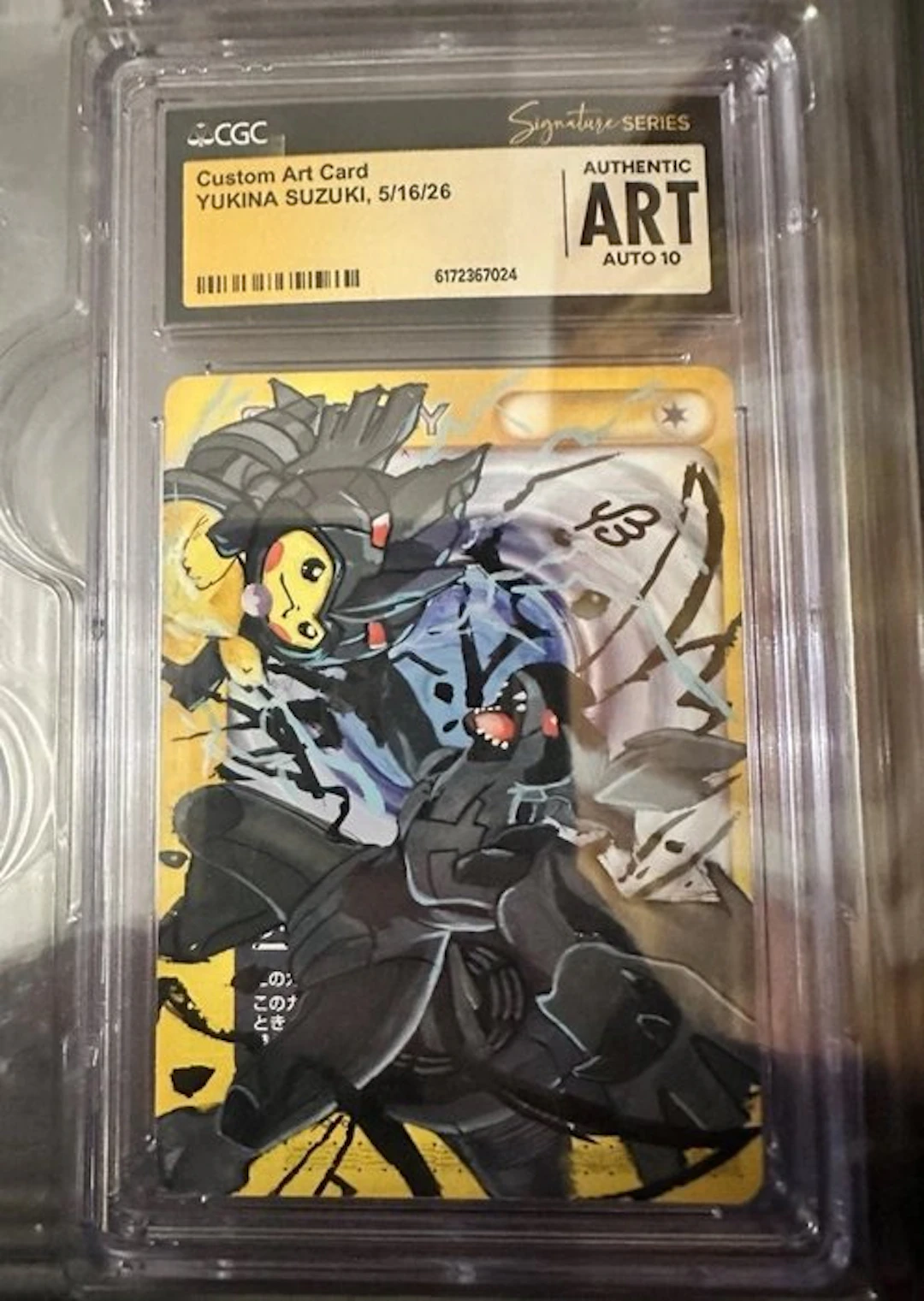 Pokémon - 1 Graded card - Pikachu Poncho Pikachu Sketch...