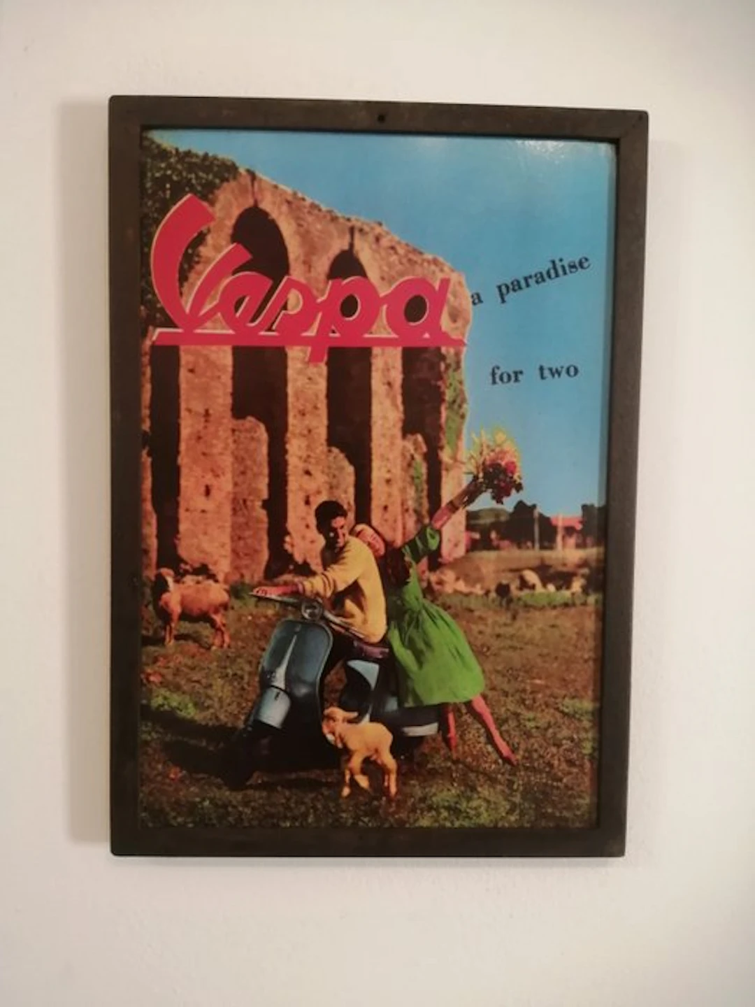 Piaggio - Vespa advertising sign - Vespa - Advertising sign - 1970 - Metal